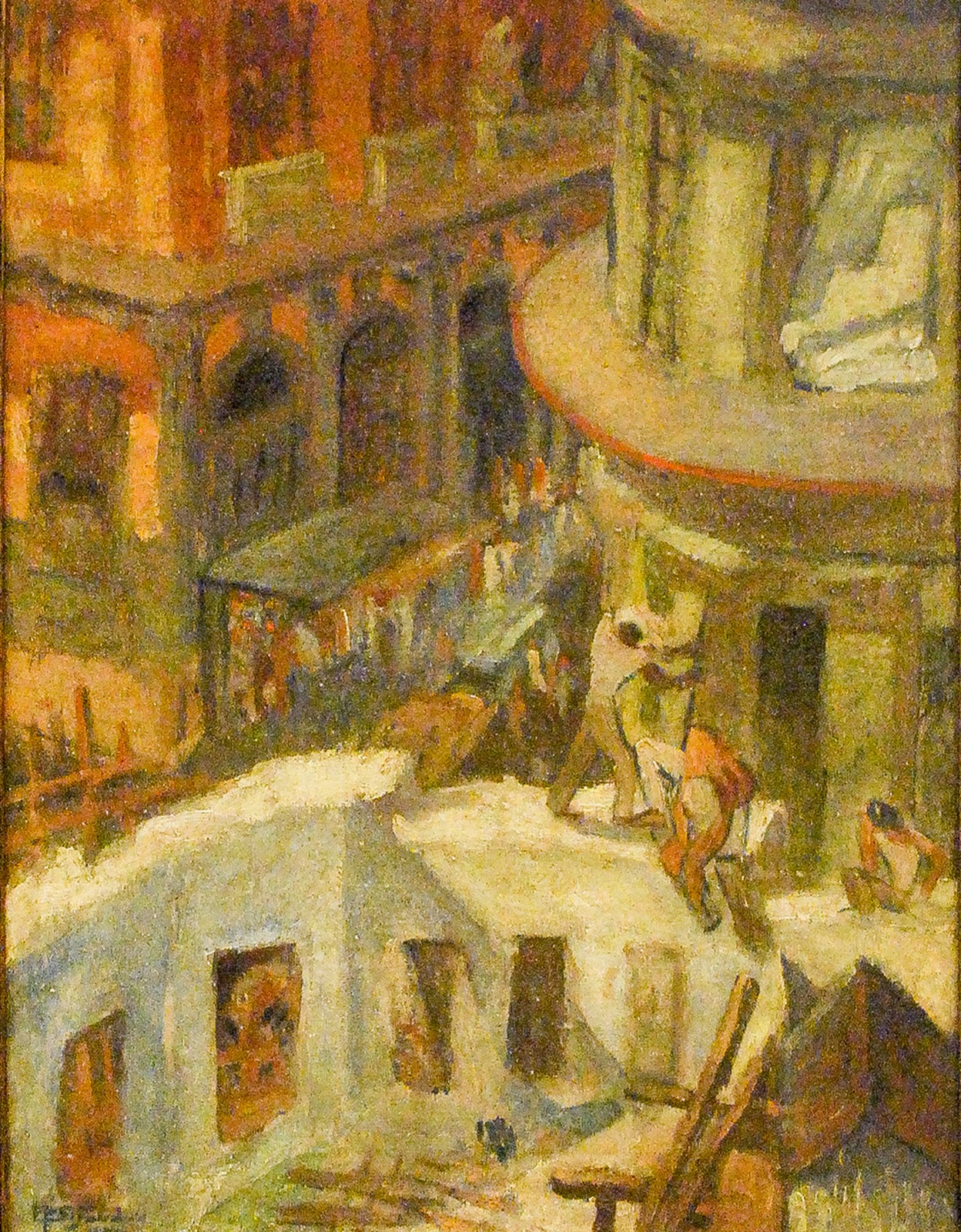 Eugênio Sigaud (1899-1979), A Demolicao do Predio, 1952 - foto 1 de 6