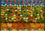 Antônio Poteiro (1925-2010), Sem titulo, 2001 - Óleo s/ tela <br>Ass. Inf. Direito<br>Obra apresenta cachê da Galeria Roberto Alban.<br><br>Antônio Batista de Sousa, mais conhecido como Antônio Pote