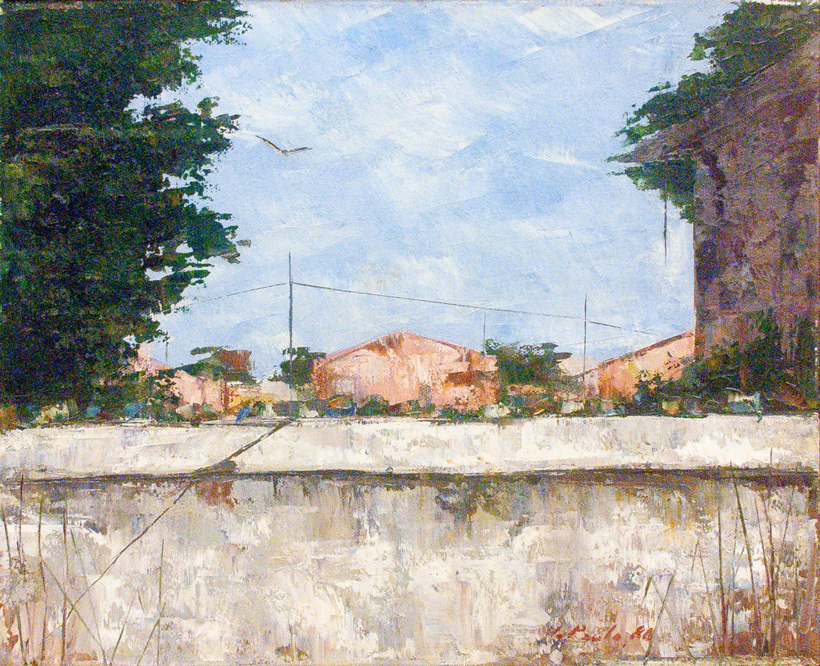 José Paulo Moreira da Fonseca (1922-2004), Muro vidrado em Guaratiba, 1986 - foto 2 de 6