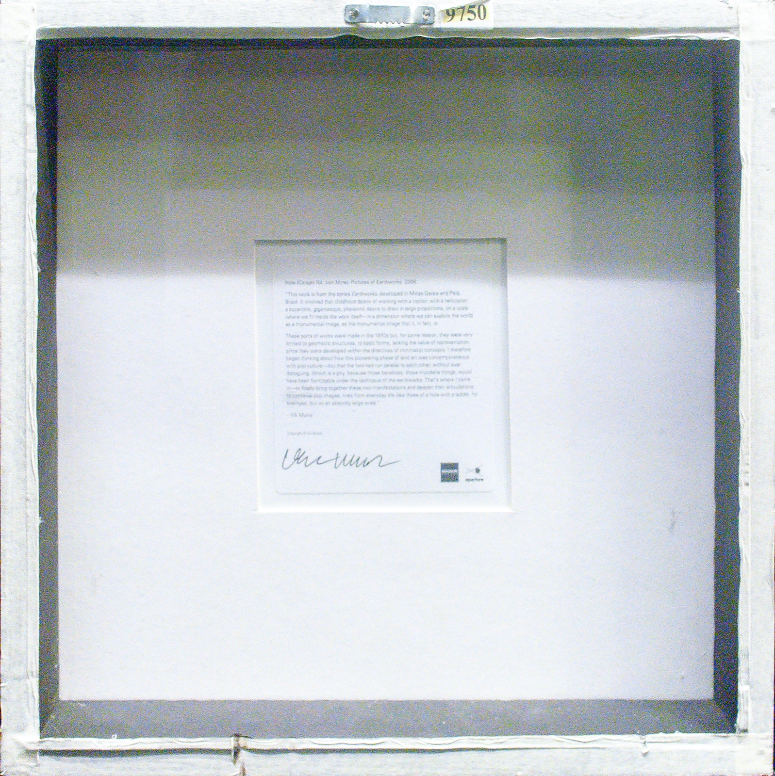  Vik Muniz (1961), "Carajás 4 - Mina de Ferro" - Séries Earthworks" , 2006 - foto 5 de 5