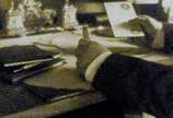 Vik Muniz (1961), "Letter from Clayton Days Pic... - Gelatin Silver<br>Ass verso<br><br>" A Carta II "  A Série   " Dias em Clayton "  , 2000<br>Fotografia em emulsão de prata <br>Assinada no verso...