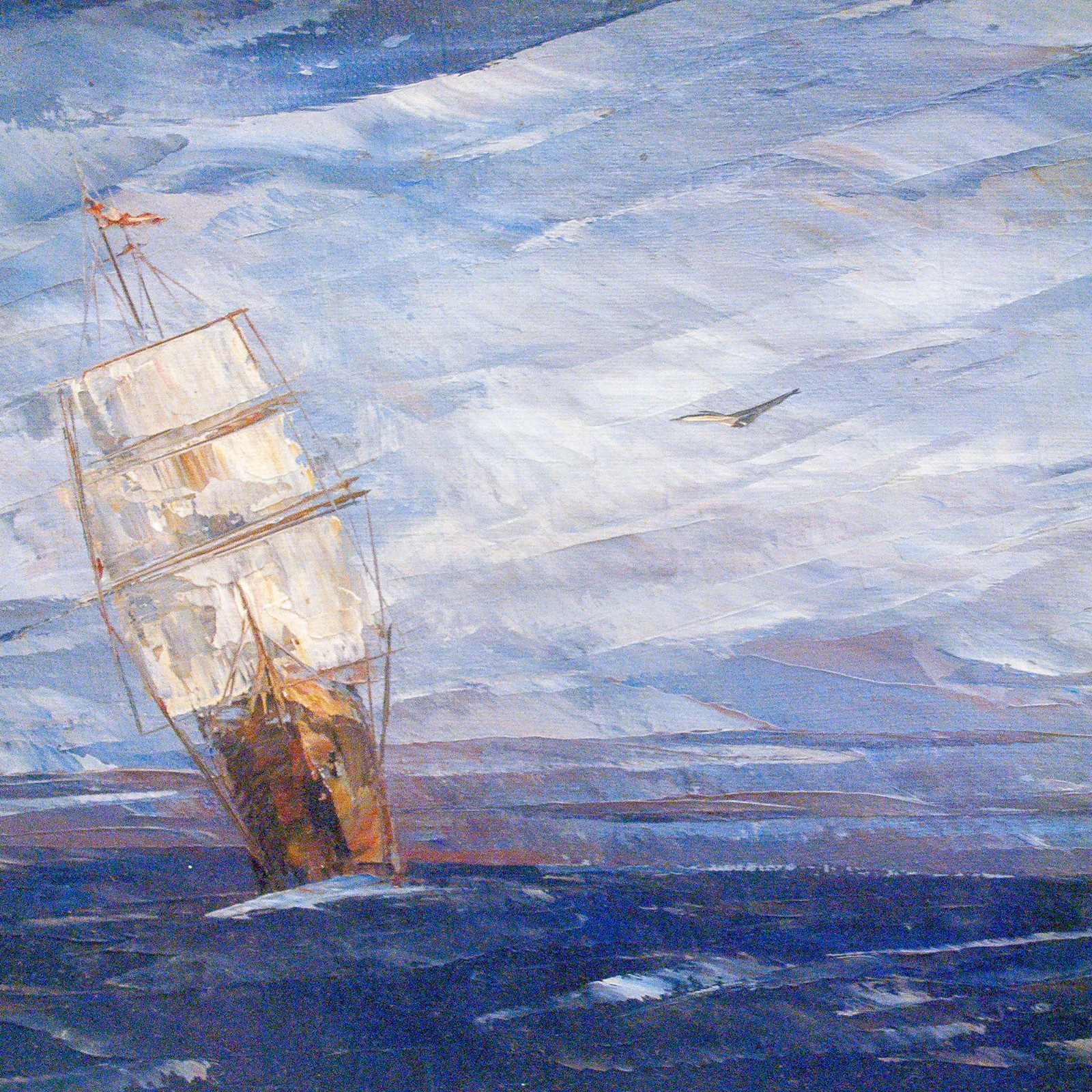 José Paulo Moreira da Fonseca (1922-2004), A ave e o veleiro, 1986 - foto 4 de 6