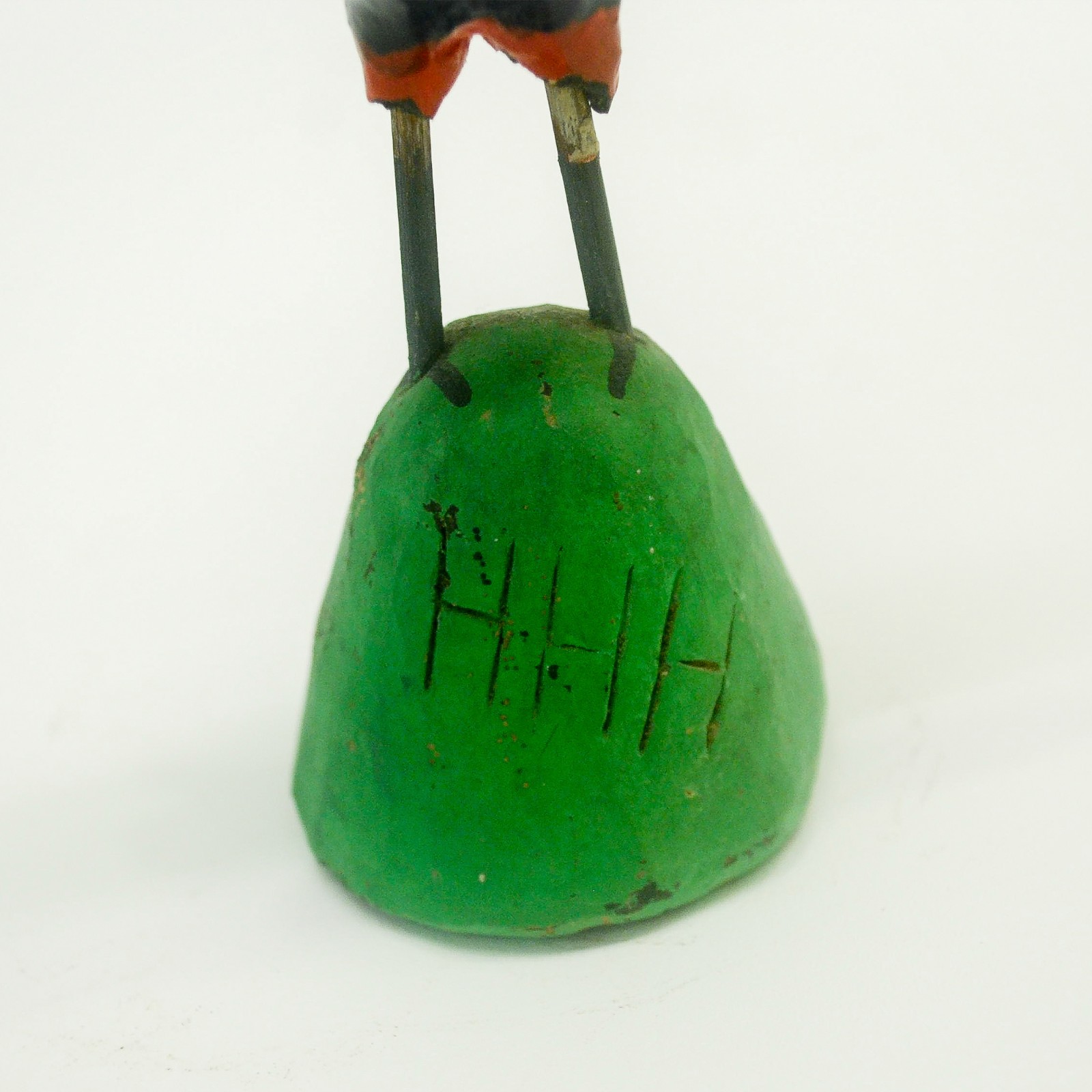 Pavão em terracota pintado em azul - foto 4 de 4