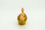 Cofre em terracota representando a figura de um... - Cofre em terracota representando a figura de uma galinha<br>