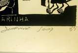 Jeronimo Soares, Casa de Farinha - Xilogravura PB, ass. CID, 1985