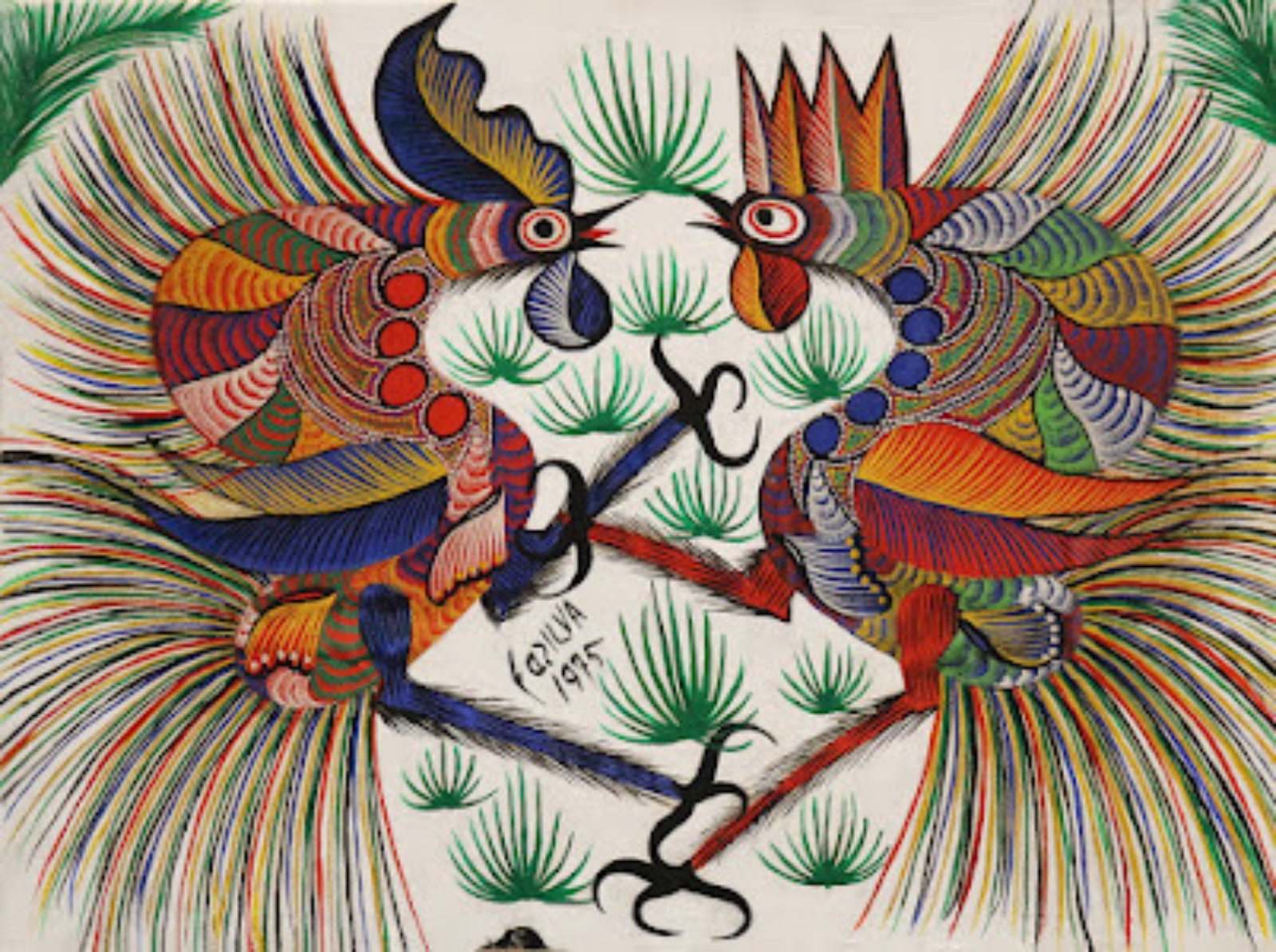 Chico da Silva (1910-1985), Aves, 1975 - foto 1 de 5