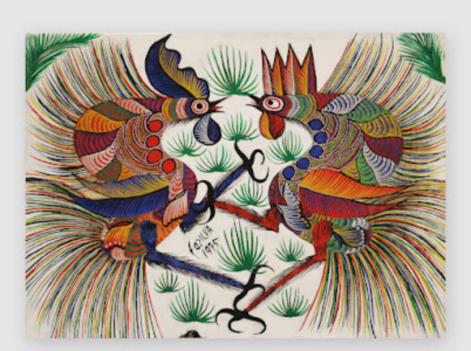 Chico da Silva (1910-1985), Aves, 1975 - foto 2 de 5
