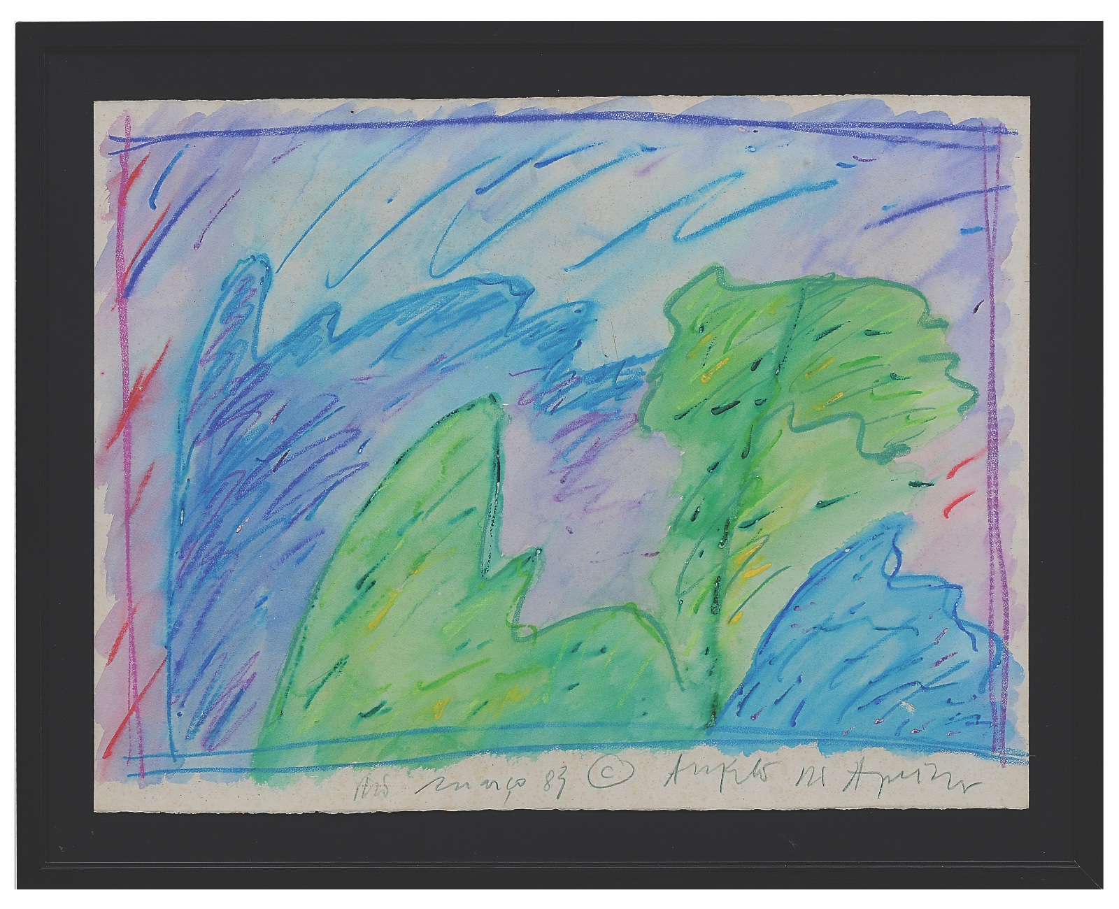 Angelo de Aquino (1945-2007), ABSTRATO, 1983 - foto 2 de 3