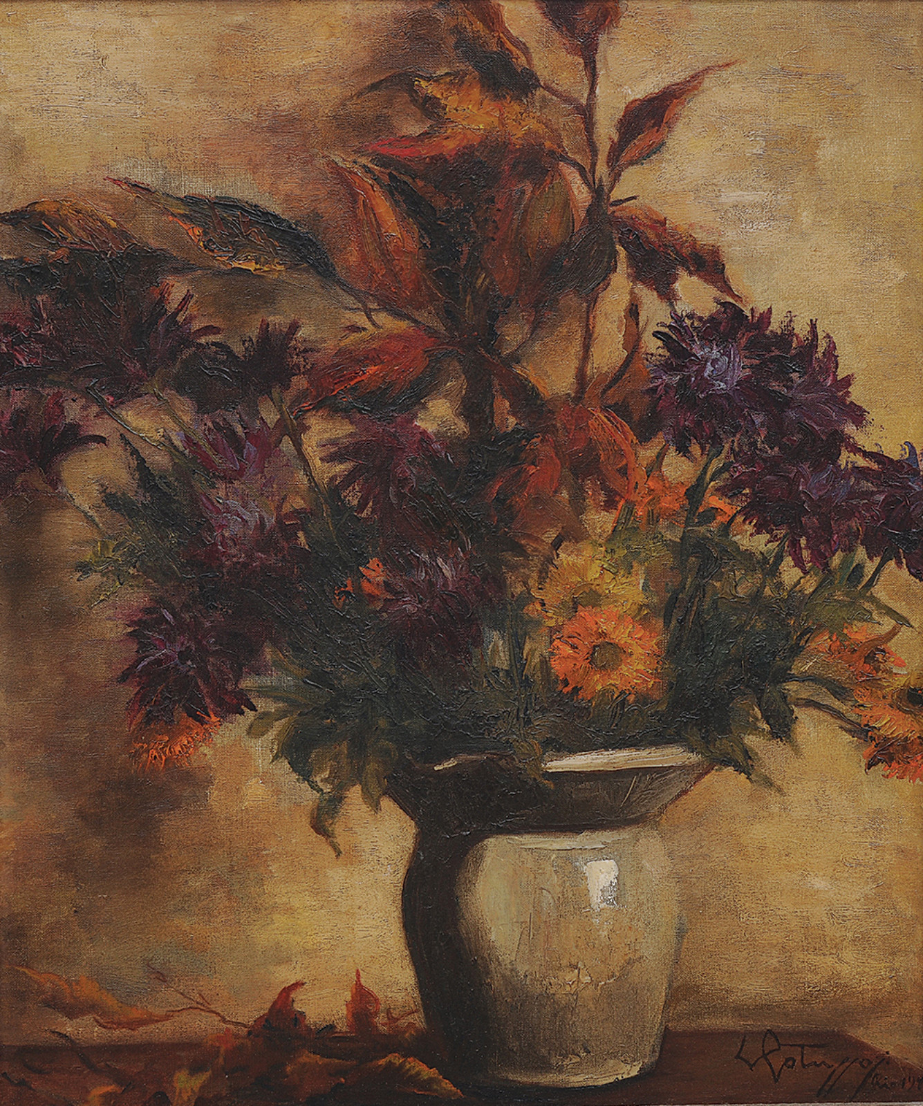 Leopoldo Gotuzzo (1887-1983), Vaso de flores - foto 1 de 3