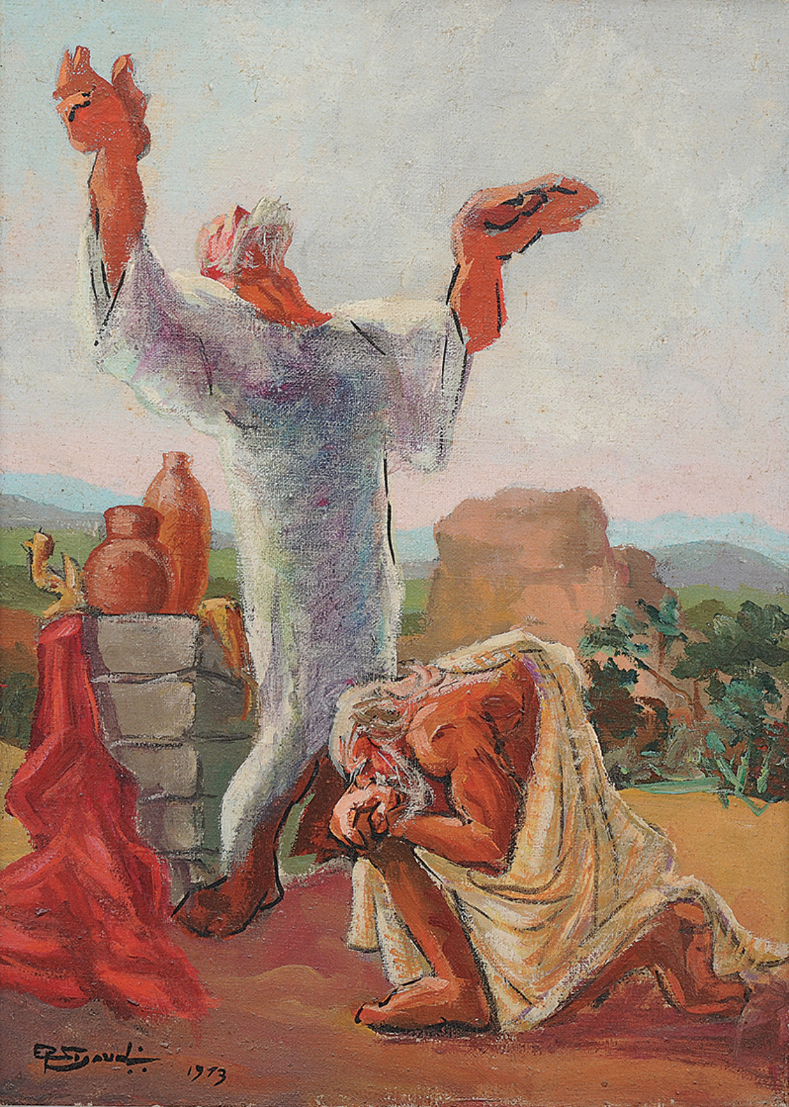 Eugênio Sigaud (1899-1979), Elias e Eliseo, 1973 - foto 1 de 3