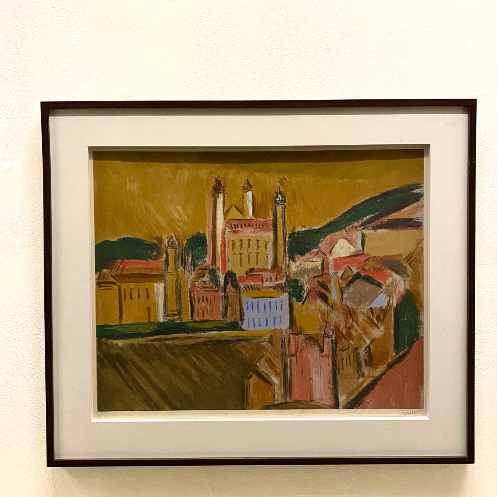 Carlos Bracher (1940), Paisagem com Igreja - foto 2 de 5