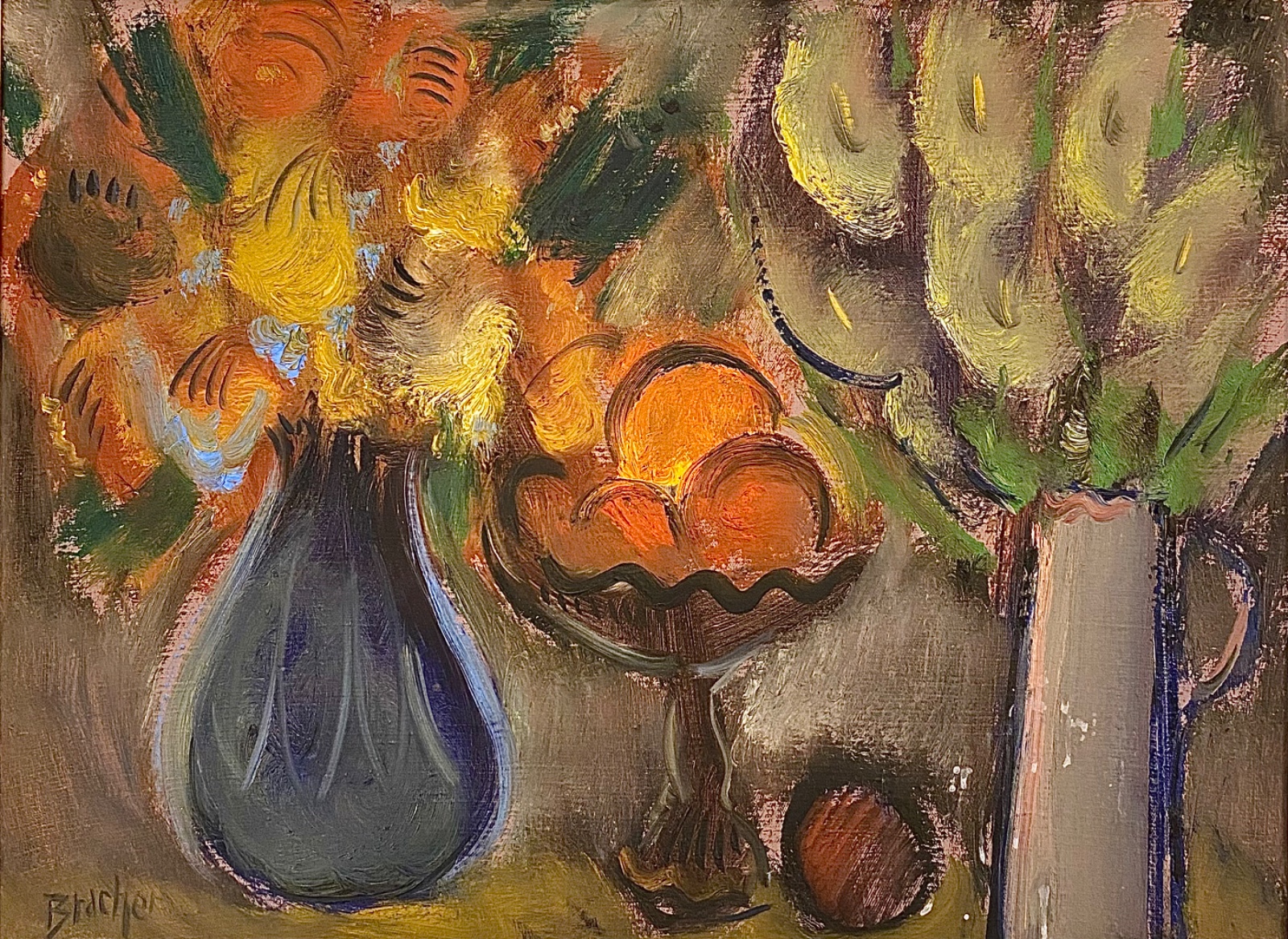 Carlos Bracher (1940), Flores e frutas, 1988. - foto 1 de 4