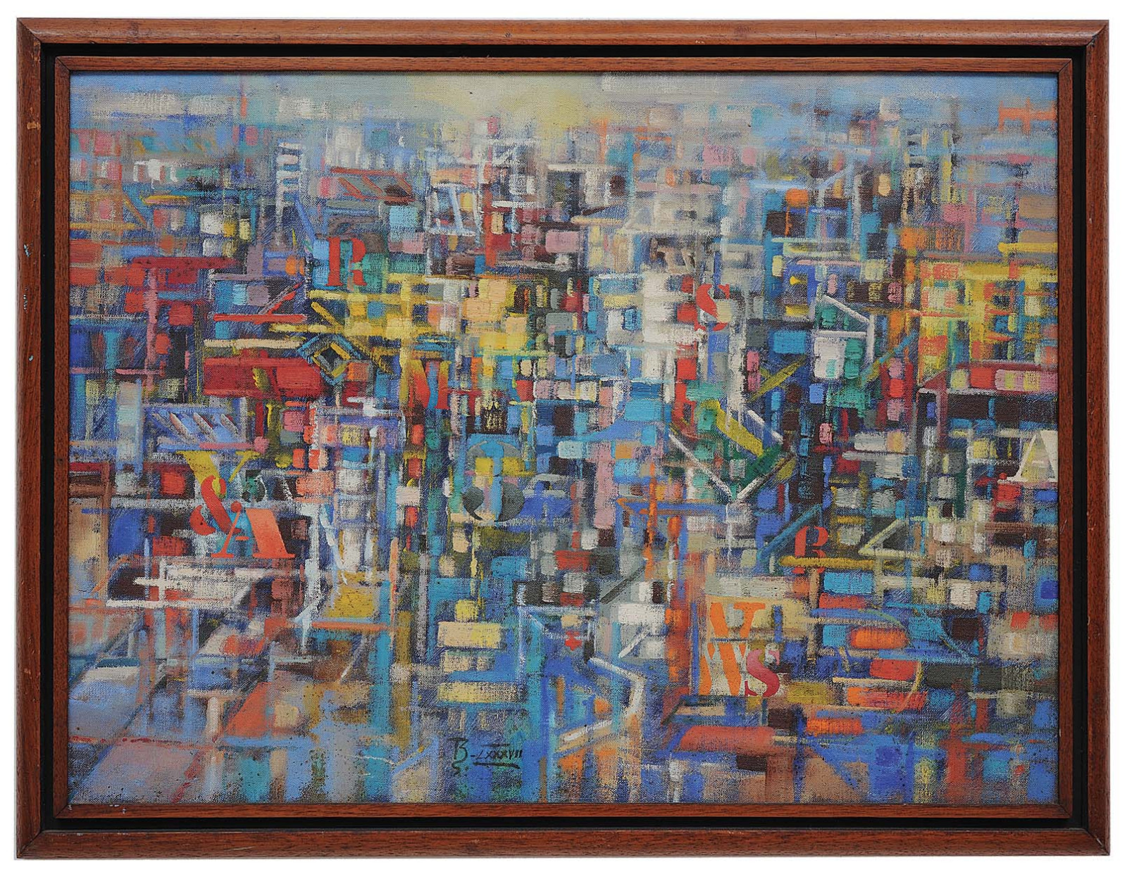 Benjamin Silva (1927), Cidade em azul III, 1987 - foto 3 de 3