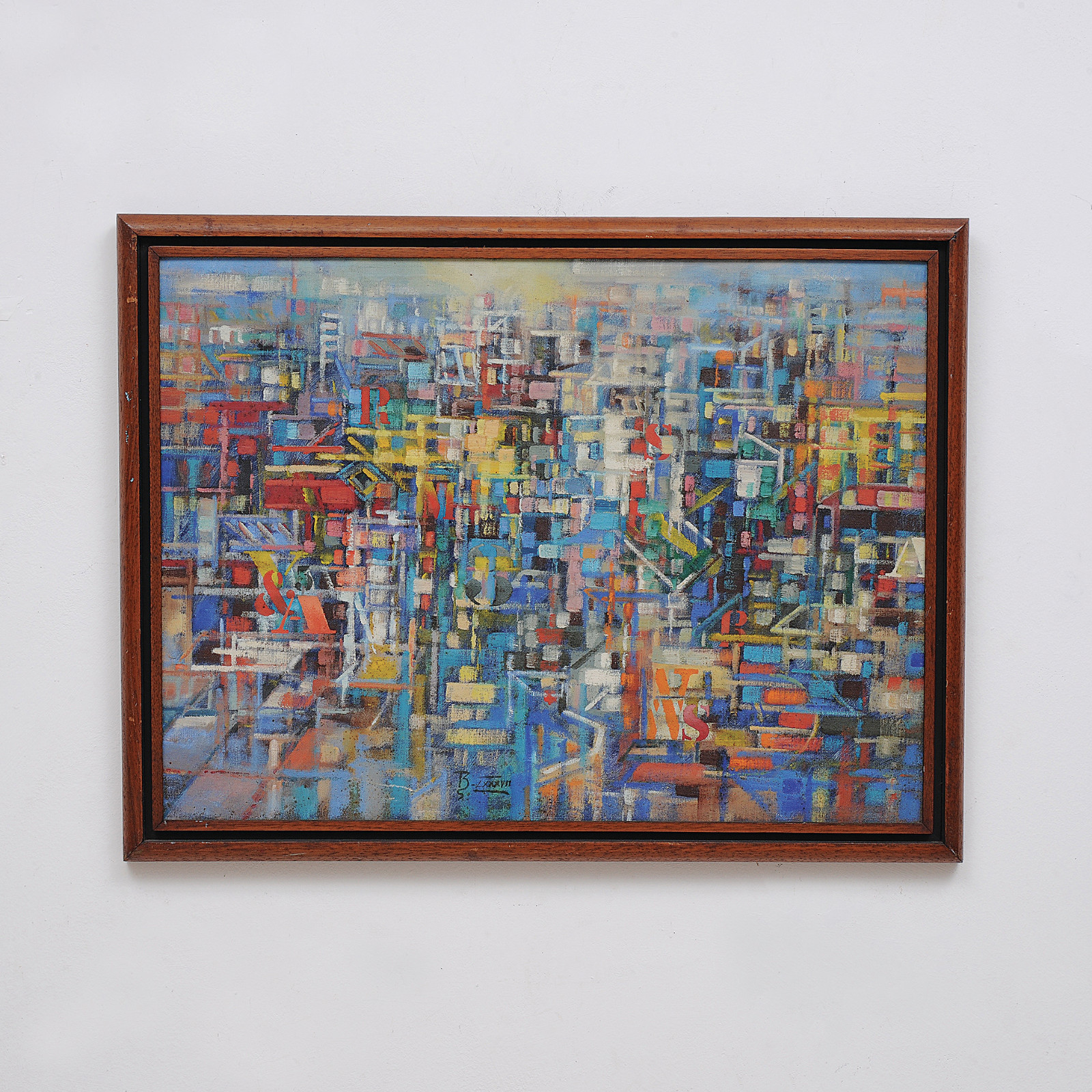 Benjamin Silva (1927), Cidade em azul III, 1987 - foto 2 de 3