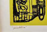 Victor Arruda (1947), Pscodélica, 2011 - Serigrafia<br>Ass. inf. direito<br>Edição 01 de 05<br>Obra foi presentada pelo artista ao também artista Marcos Lima em 2012