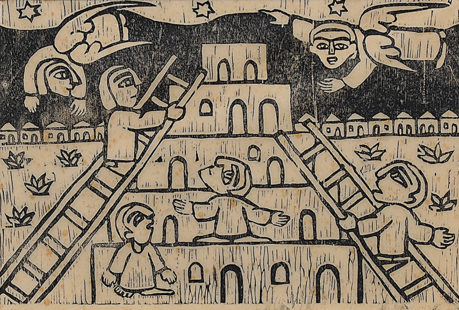 Raimundo de Oliveira (1930-1966), Cena Bíblica - foto 1 de 3