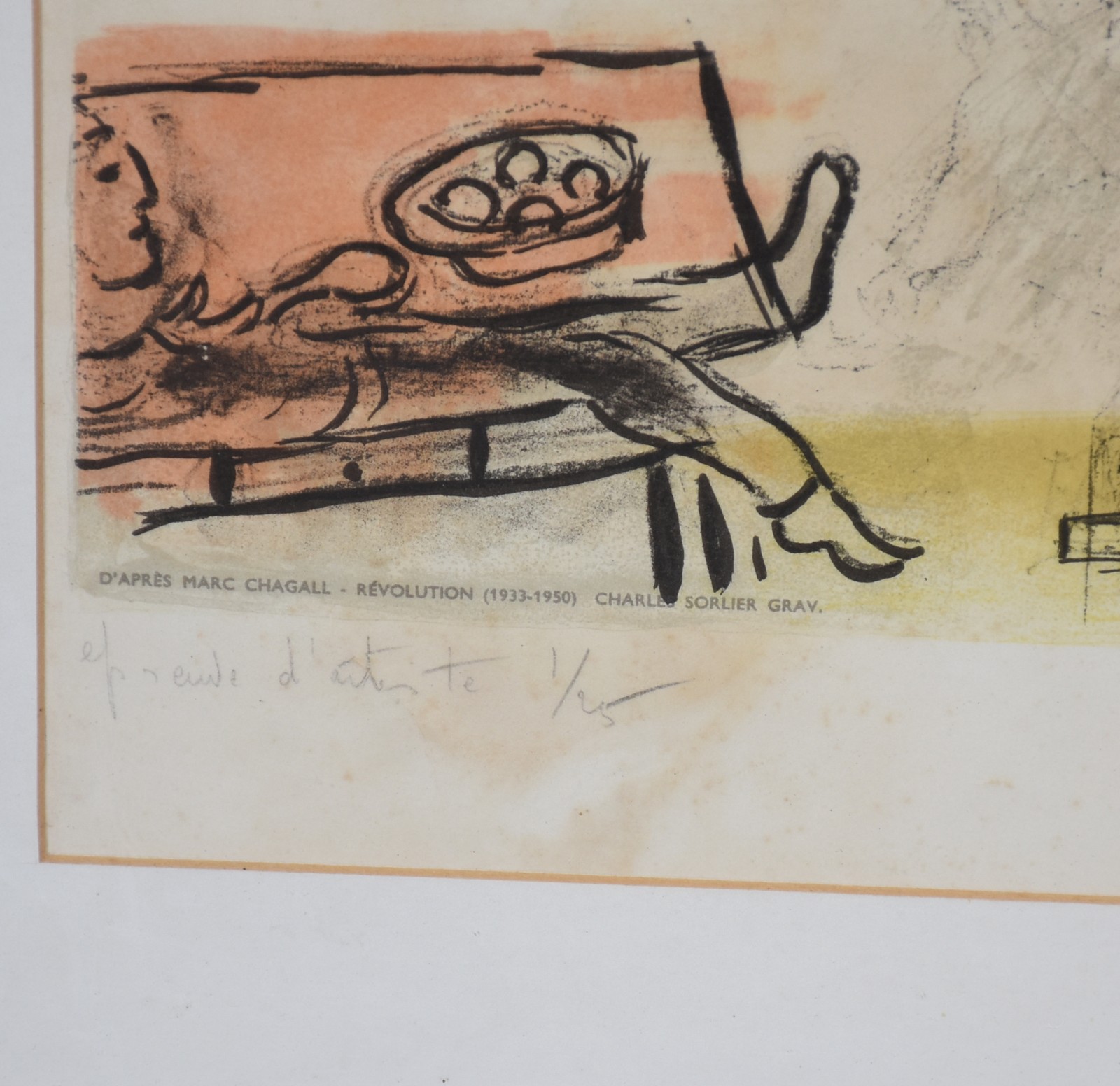  Marc Chagall (1887-1985), Sem Titulo - foto 3 de 5