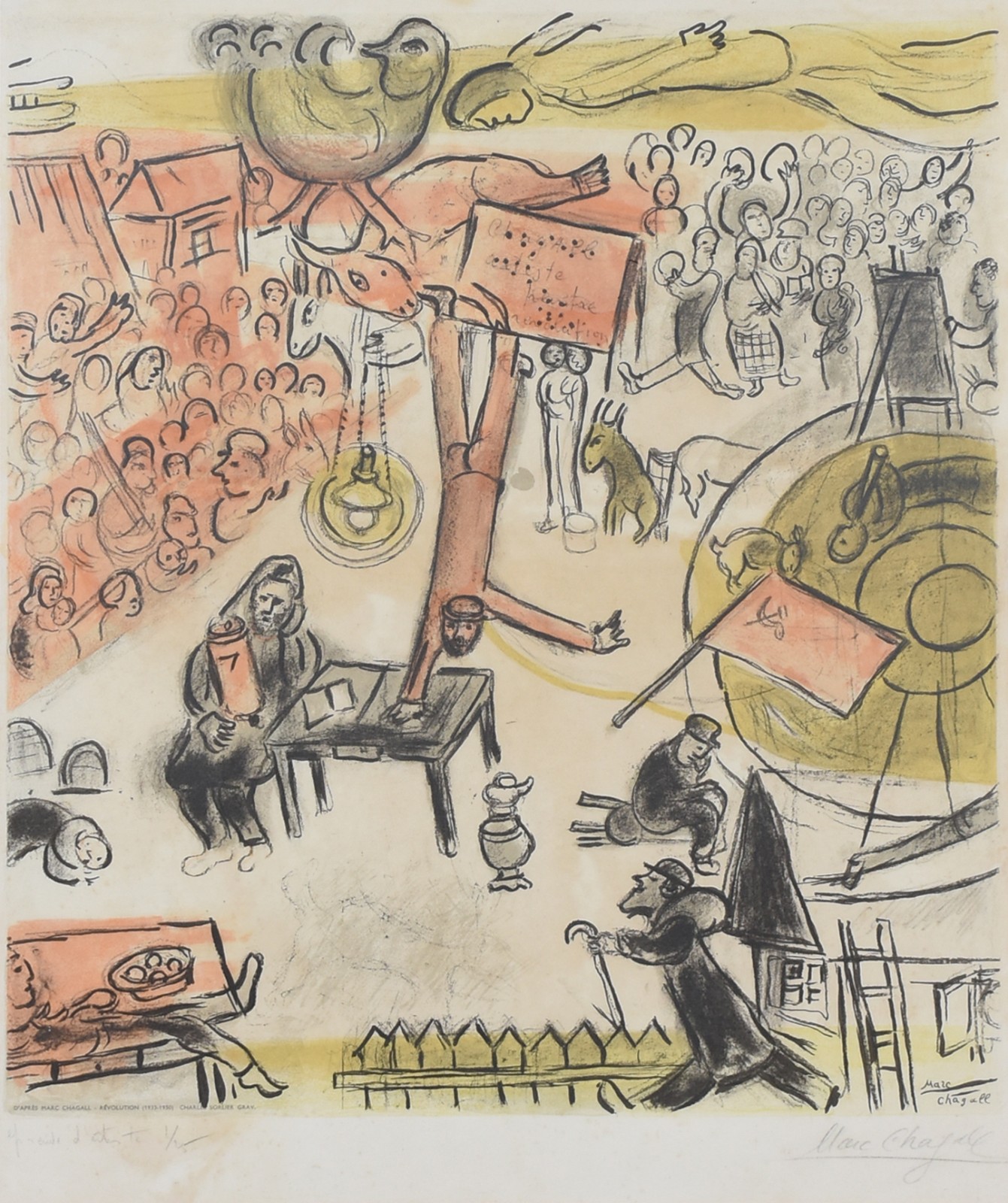  Marc Chagall (1887-1985), Sem Titulo - foto 1 de 5
