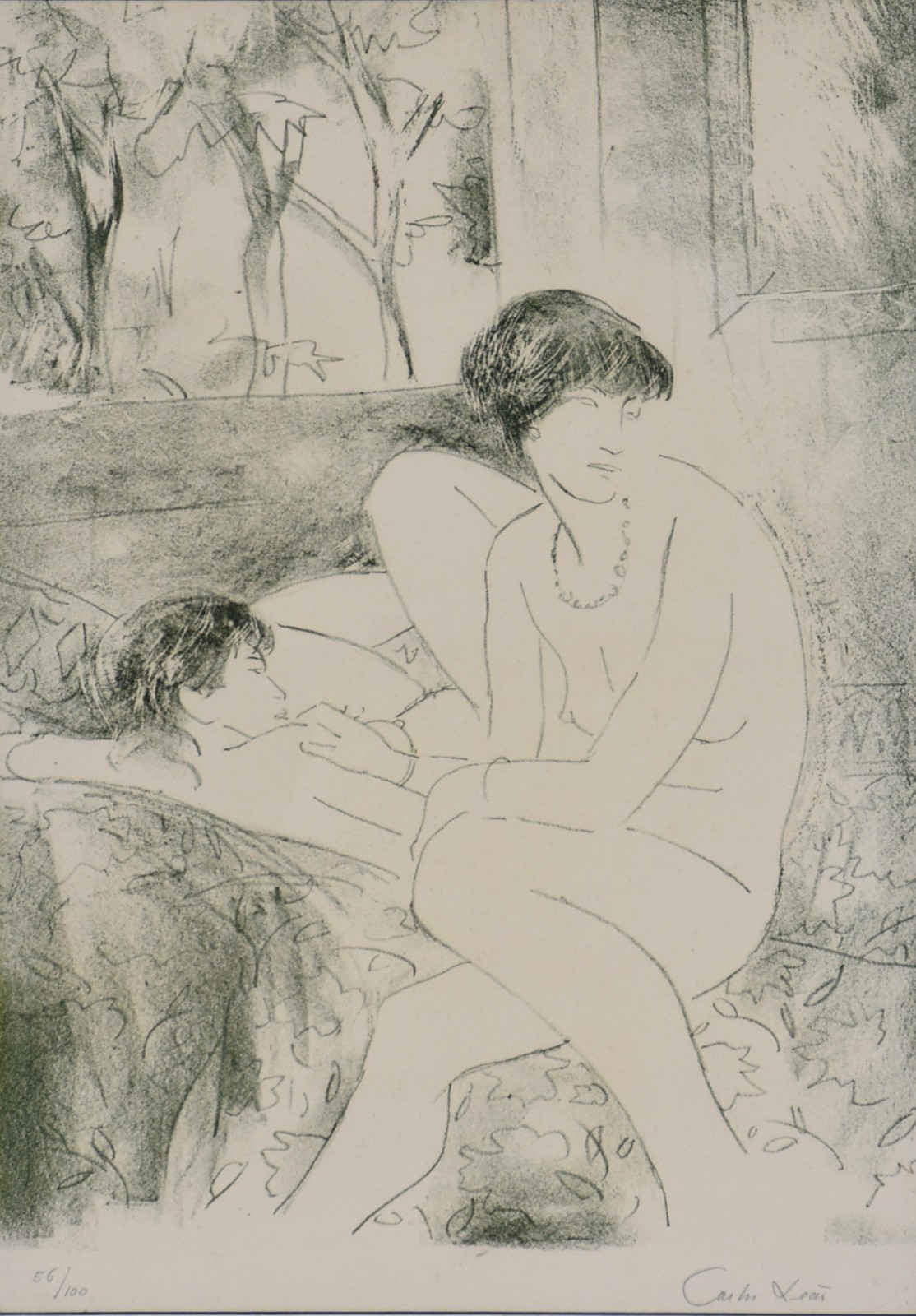 Carlos Leão (1906-1983), Casal no sofá - foto 1 de 5