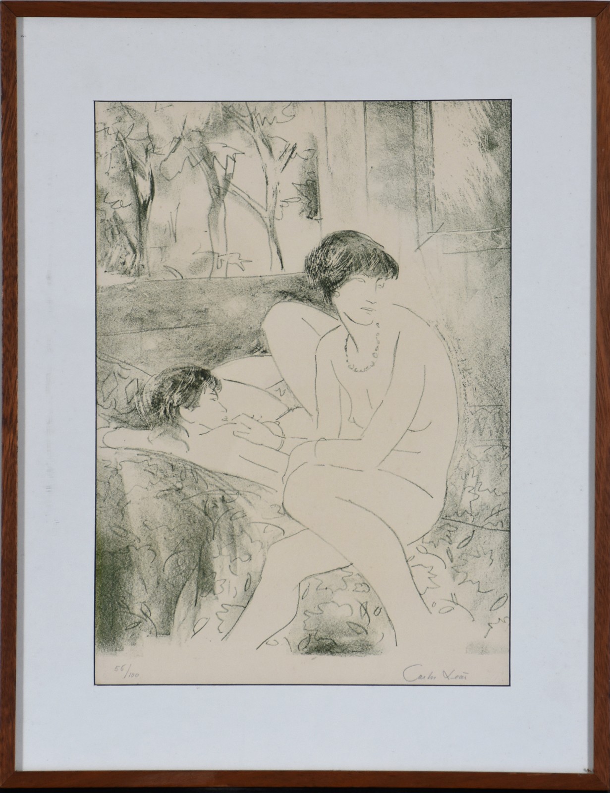 Carlos Leão (1906-1983), Casal no sofá - foto 4 de 5