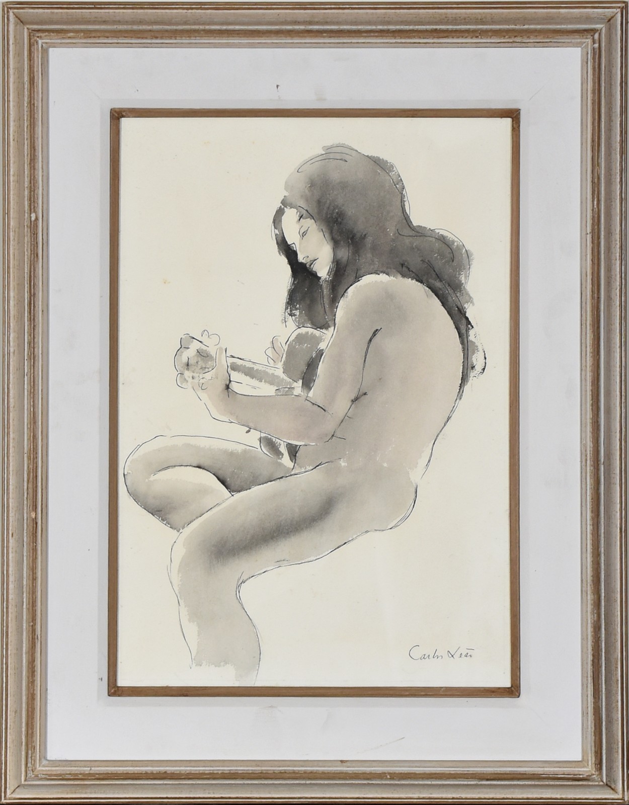 Carlos Leão (1906-1983), Nu - mulher com violão - foto 2 de 4