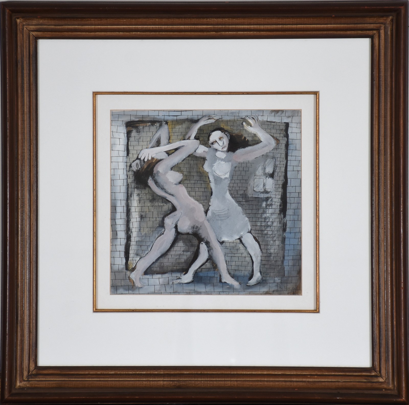 Carlos Scliar (1920-2001), Figuras, 1943 - foto 2 de 4