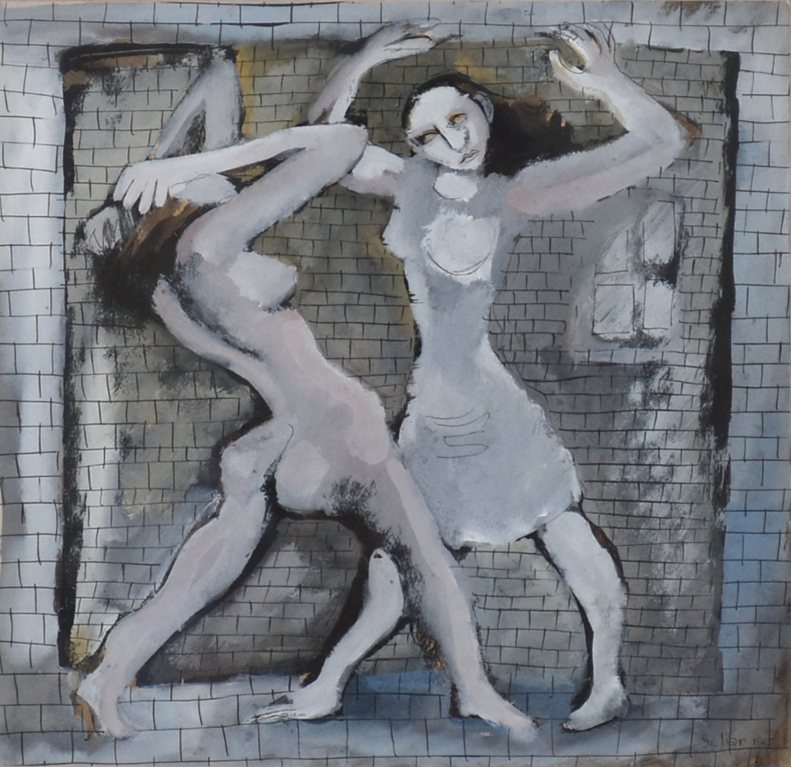 Carlos Scliar (1920-2001), Figuras, 1943 - foto 1 de 4