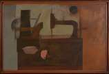 Carlos Scliar (1920-2001), Natureza Morta: maqu... - Vinil encerado s/ cartão<br>Ass. Inf. direito e verso<br>Ass. datado, localizado e intitulado no verso Cabo Frio - 6/4/1978<br><br><br>O lote en...