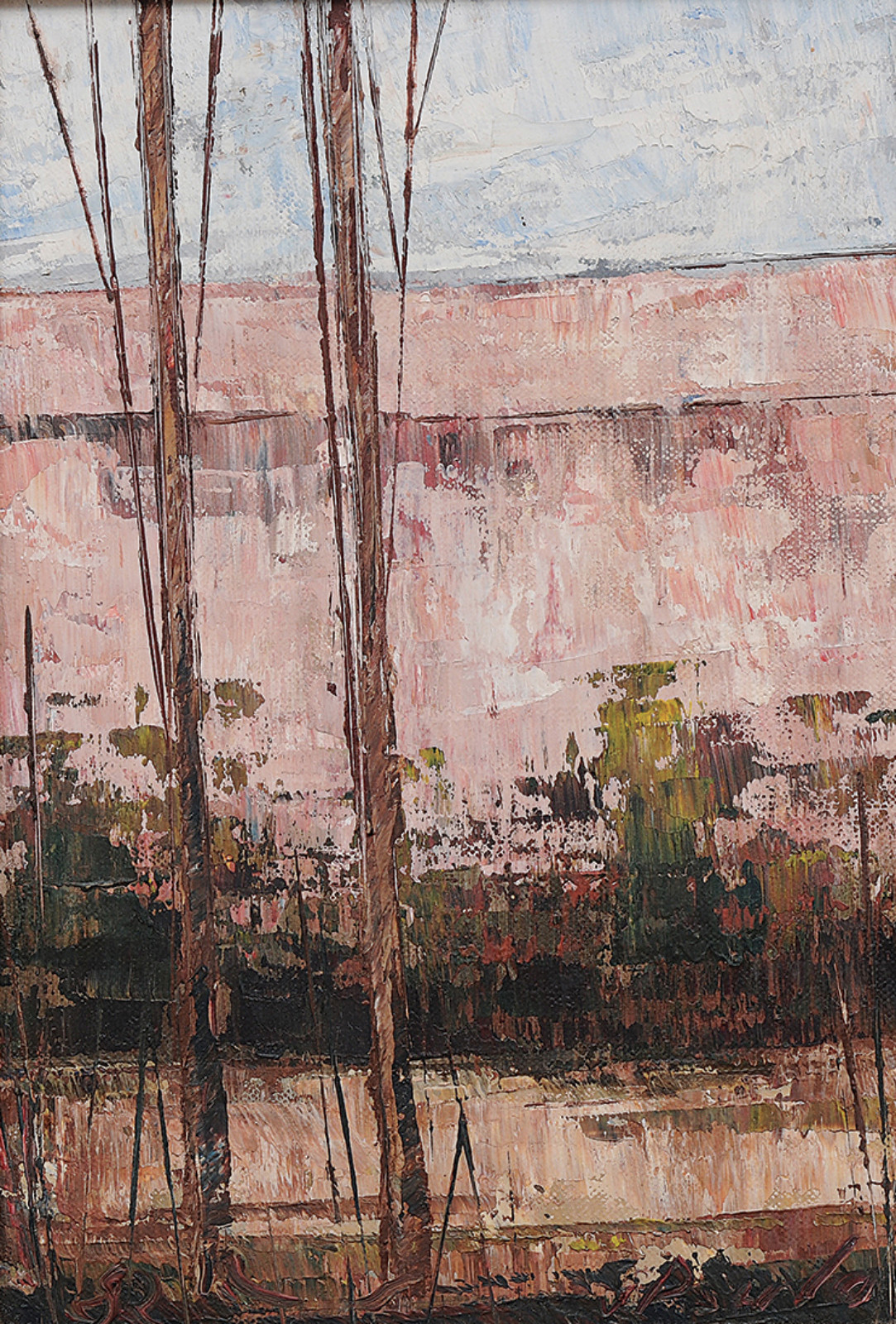 José Paulo Moreira da Fonseca (1922-2004), Muro rosa, 1982 - foto 1 de 3