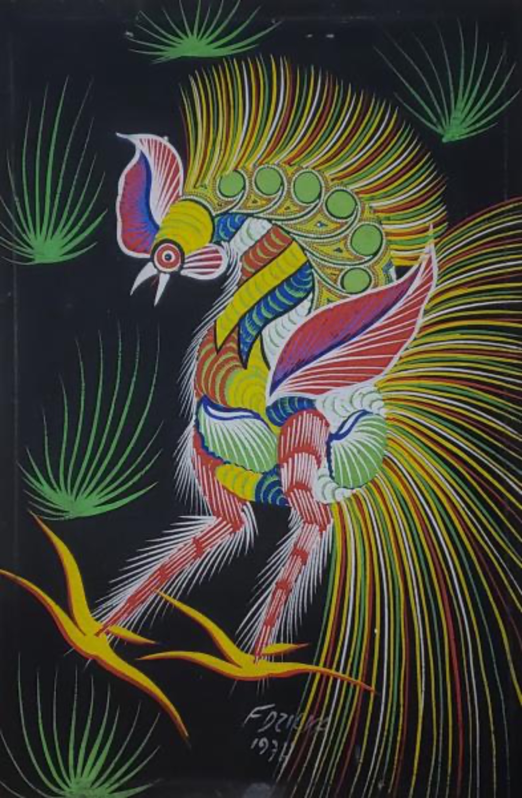 Chico da Silva (1910-1985), Animal Fanstático, Déc.70 - foto 1 de 5