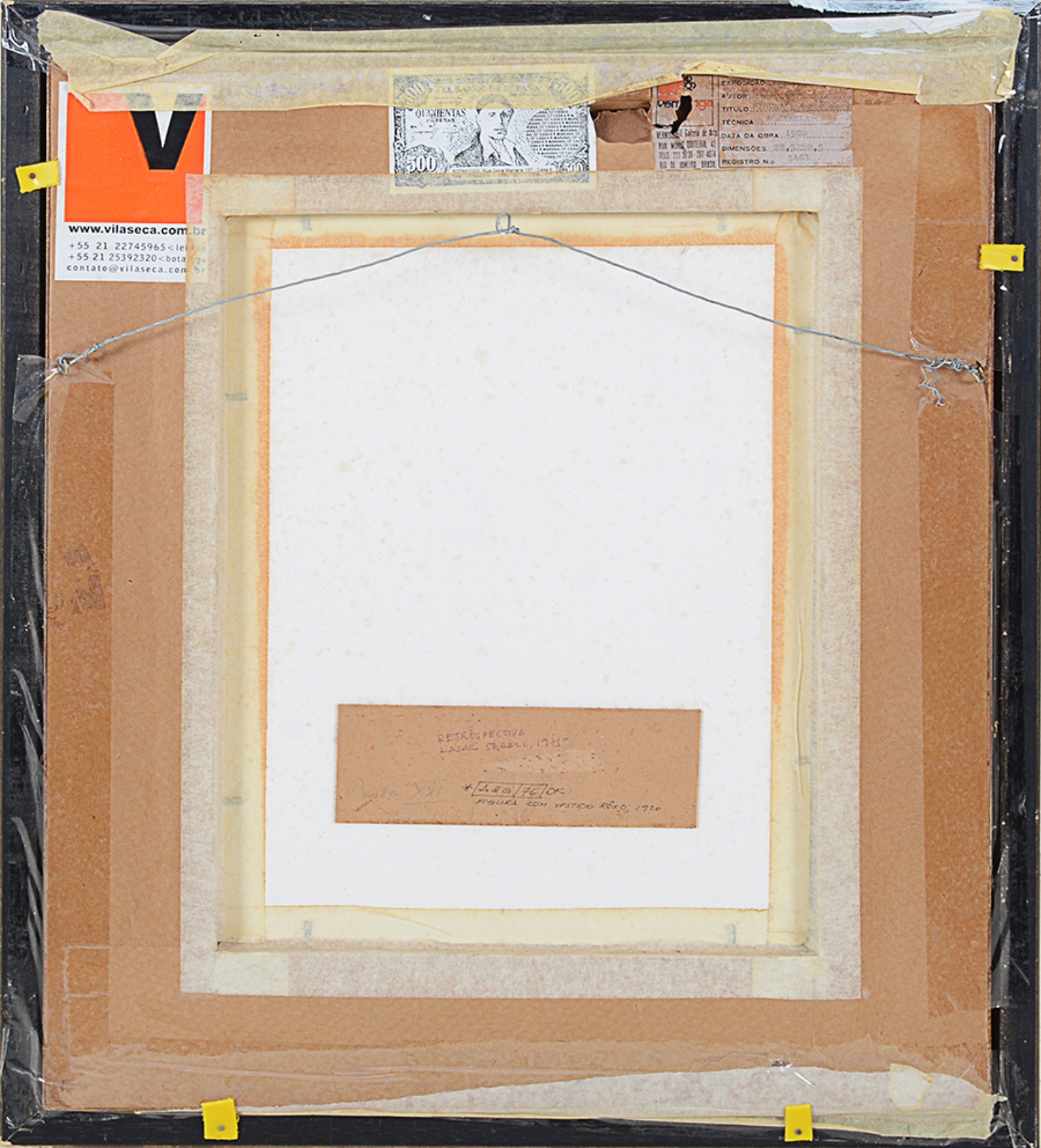 Lasar Segall (1891-1957), Figura com vesteido roxo, 1920 - foto 6 de 6