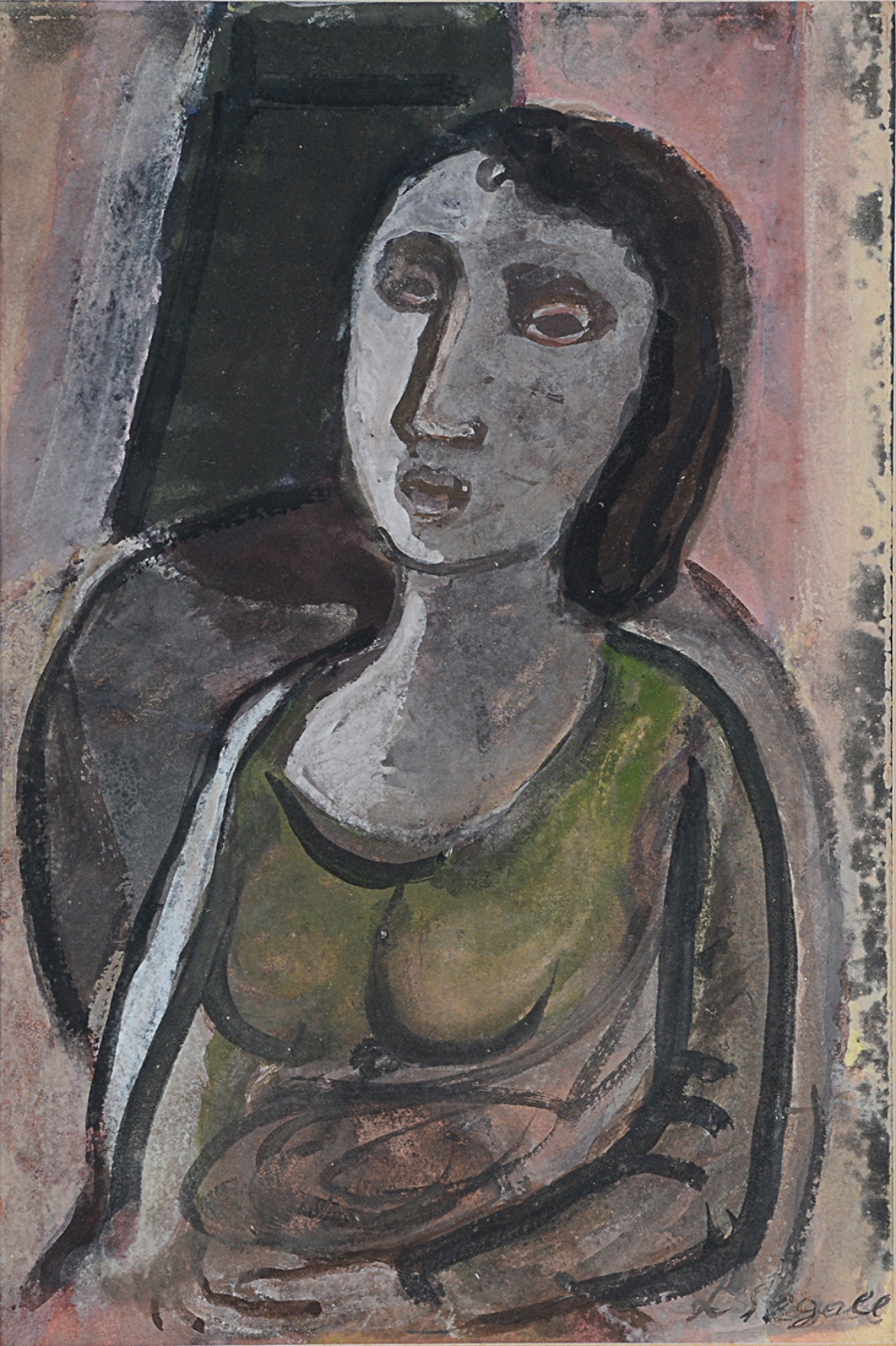 Lasar Segall (1891-1957), Figura Feminina à janela, 1925 - foto 1 de 6