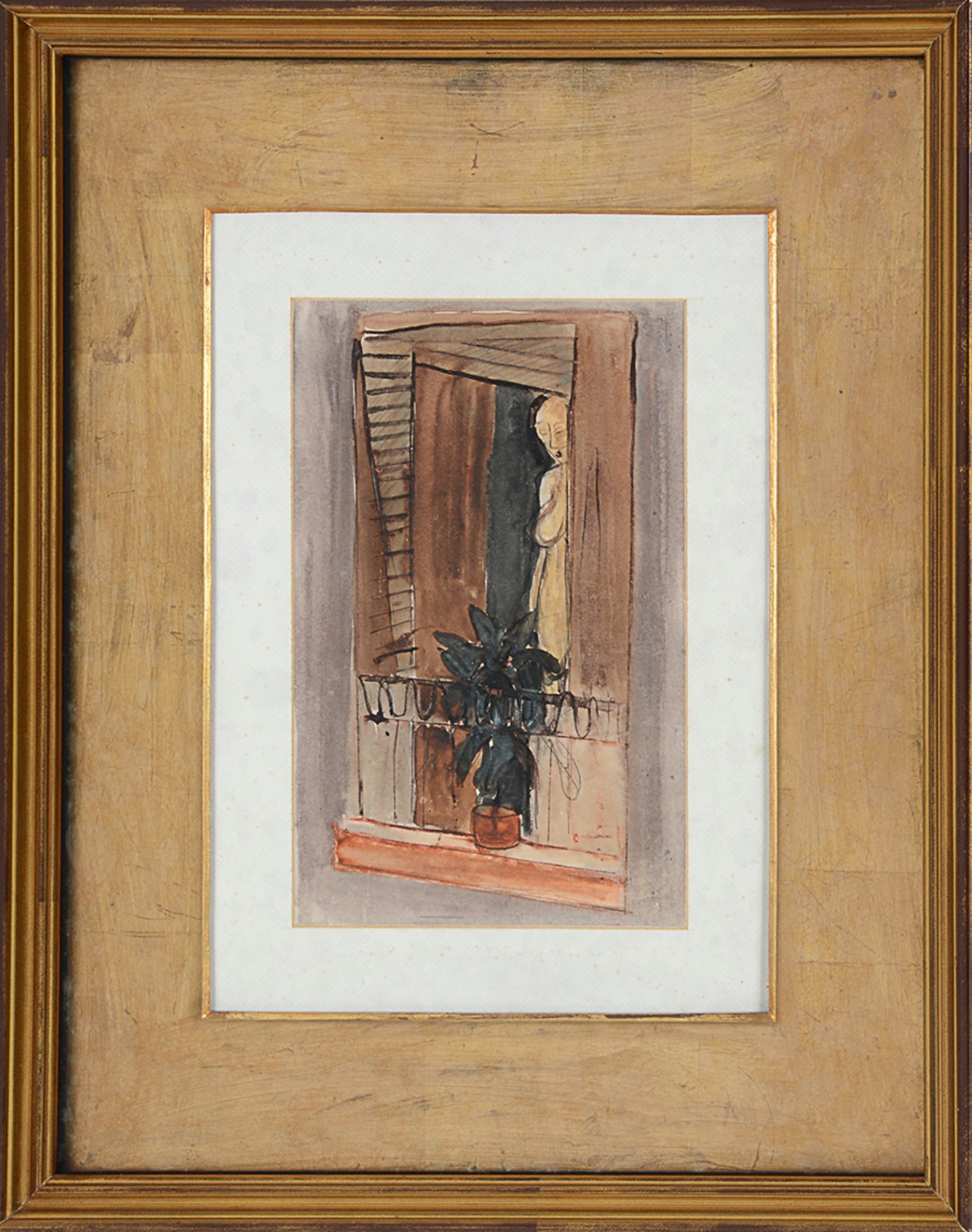 Lasar Segall (1891-1957), Figura Feminina na poltrona (Serie Mangue ), 1935 - foto 2 de 6