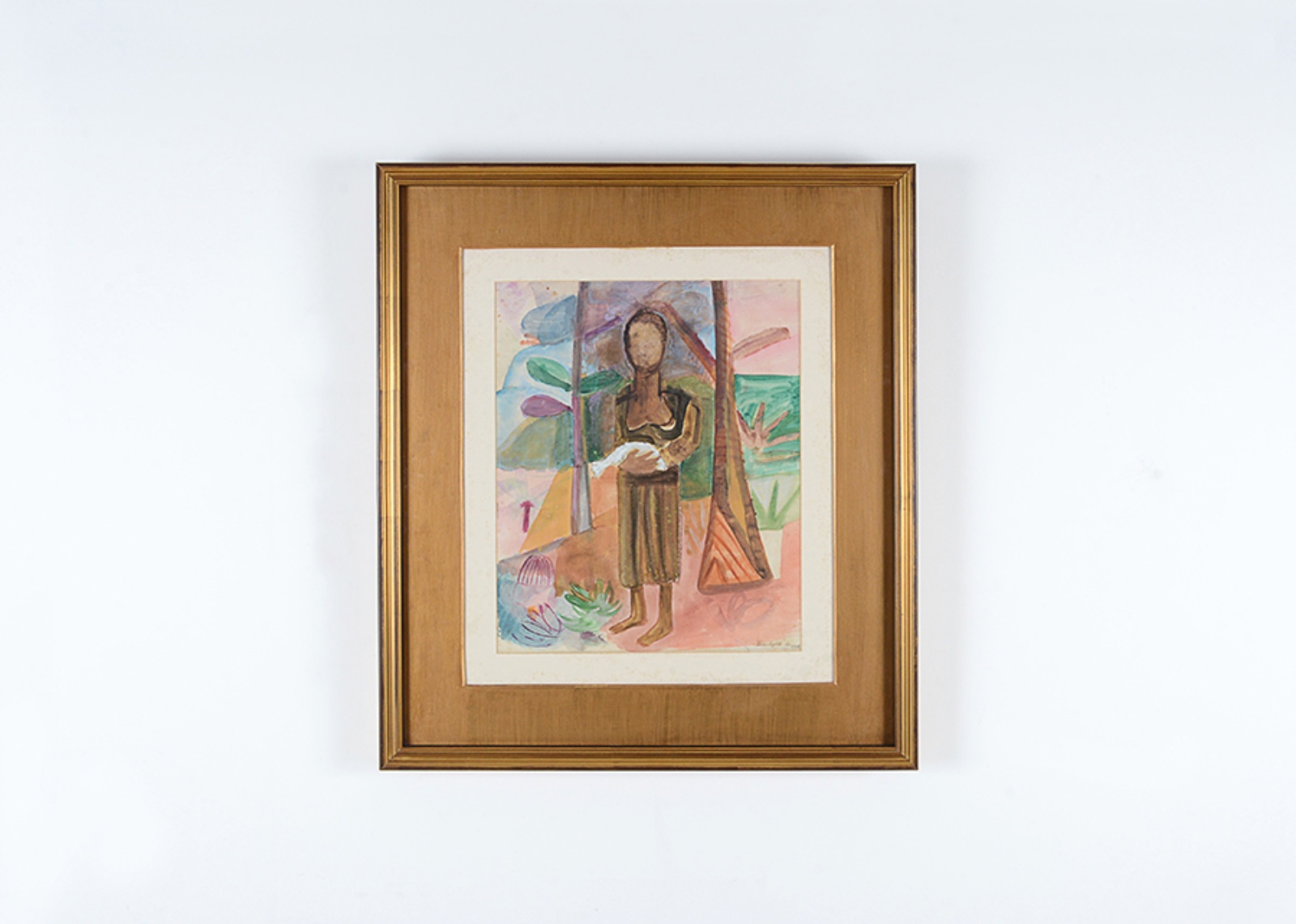 Lasar Segall (1891-1957), Figura Feminina com peixe, 1924 - foto 3 de 5