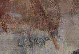 Lasar Segall (1891-1957), Cabeça de Myra com  f... - Óleo s/ tela<br>Ass. inf. esquerdo<br>Obra com número de registro 2451<br>Obra apresenta cachê da Vernissage Galeria de Arte.<br>