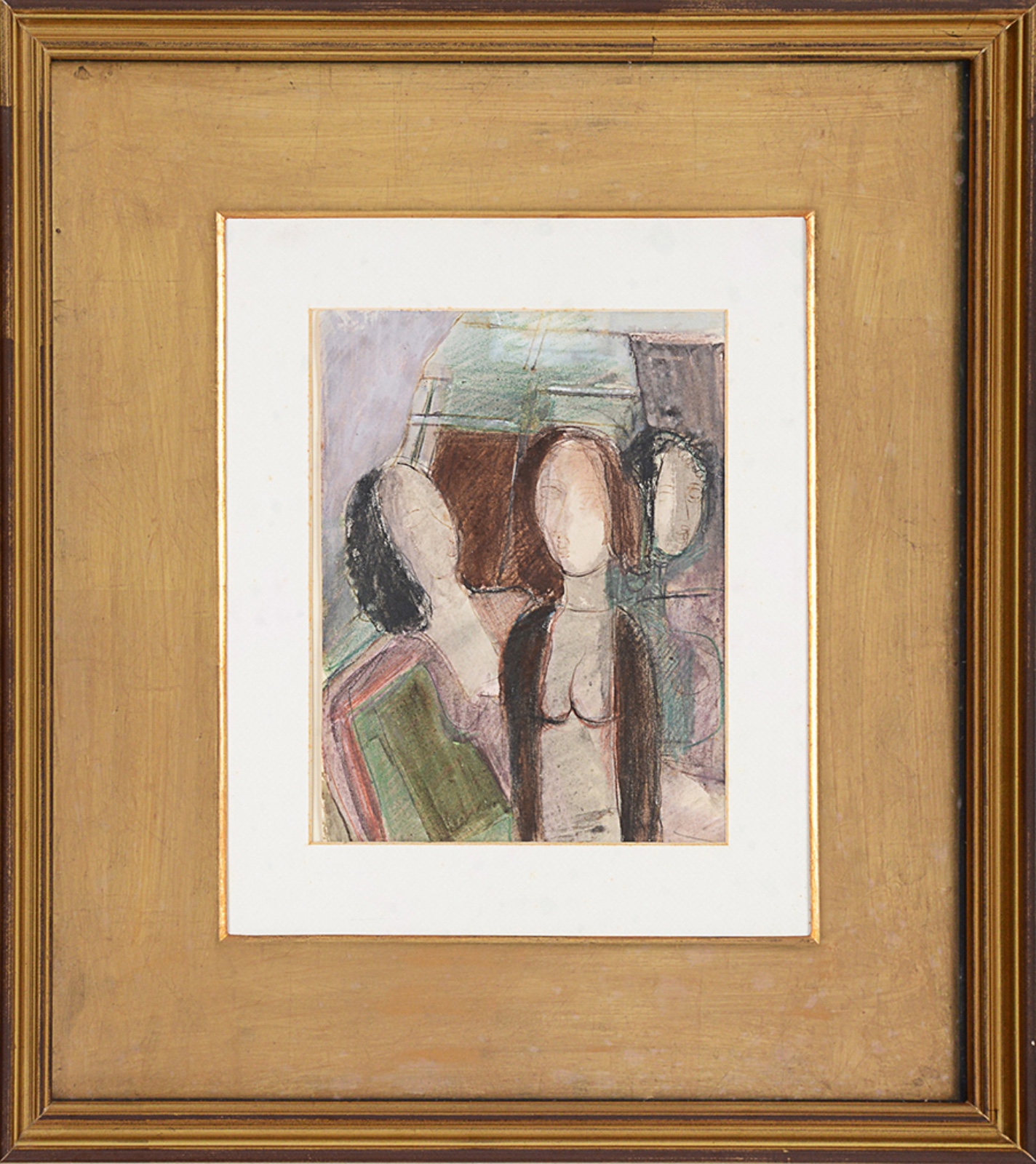 Lasar Segall (1891-1957), Janela e três figuras feminina, 1955 - foto 2 de 5