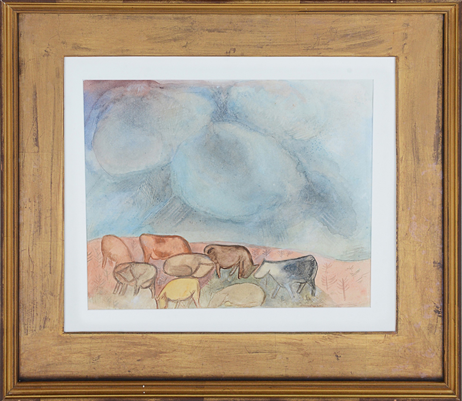 Lasar Segall (1891-1957), Tropas e nuvens, 1933 - foto 2 de 6