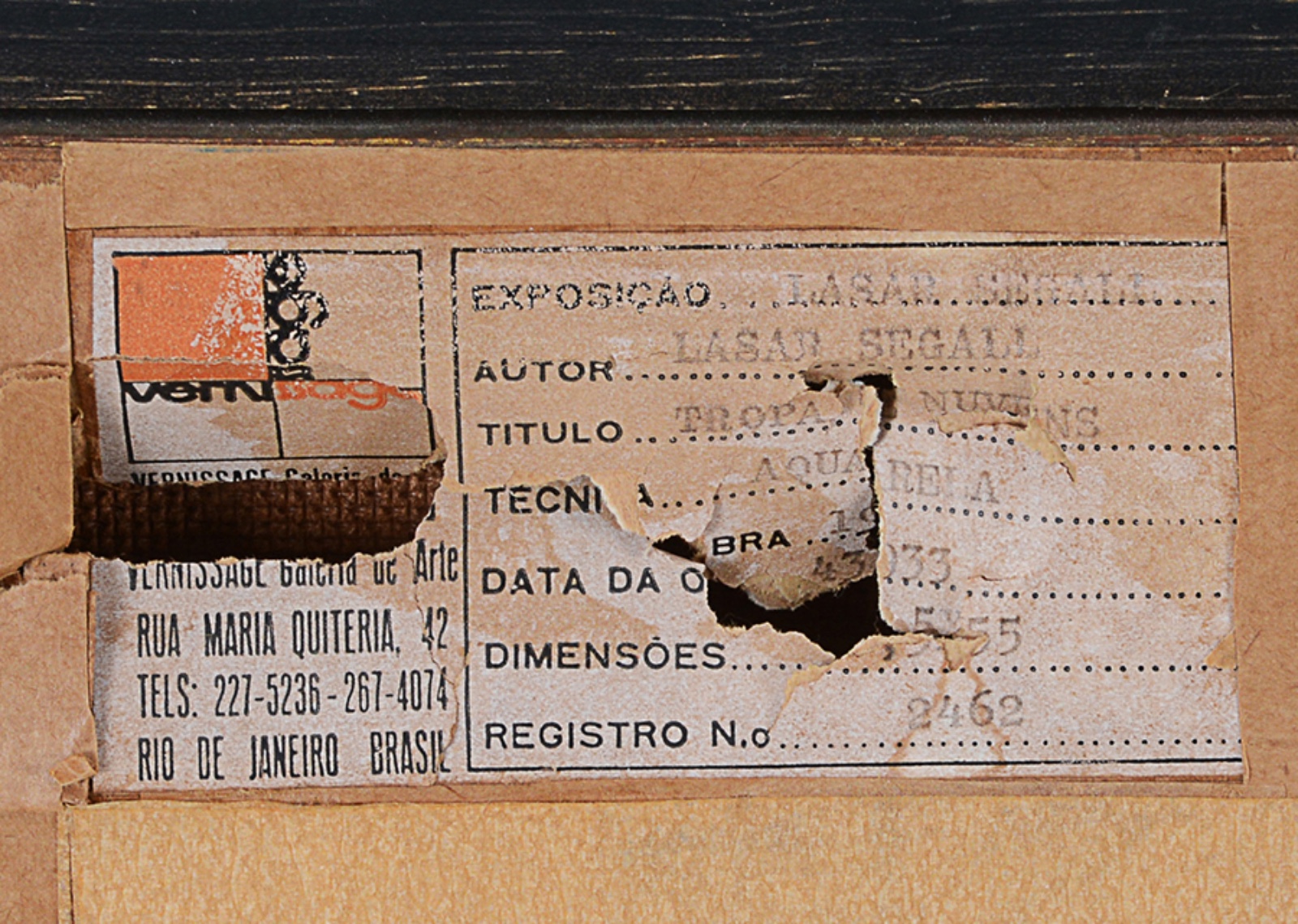 Lasar Segall (1891-1957), Tropas e nuvens, 1933 - foto 5 de 6