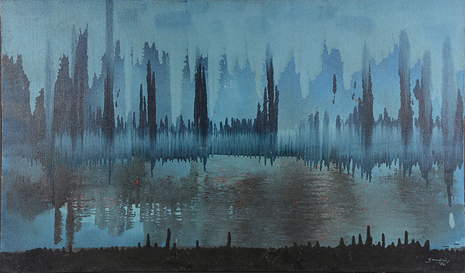 Antonio Bandeira (1922-1967), Paisagem Longínqua,1962 - foto 1 de 7