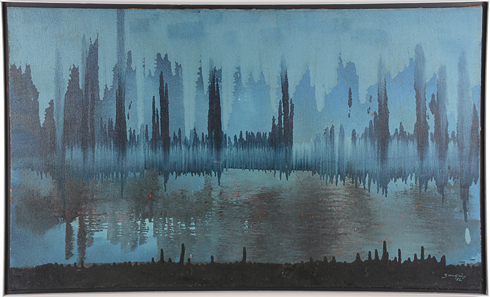 Antonio Bandeira (1922-1967), Paisagem Longínqua,1962 - foto 2 de 7