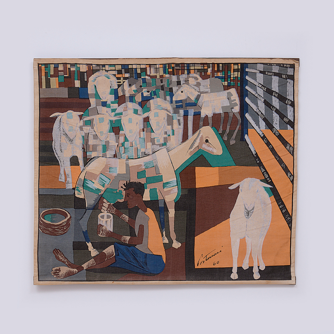 Cândido Portinari (1903-1962), Menino com carneiro - foto 1 de 4