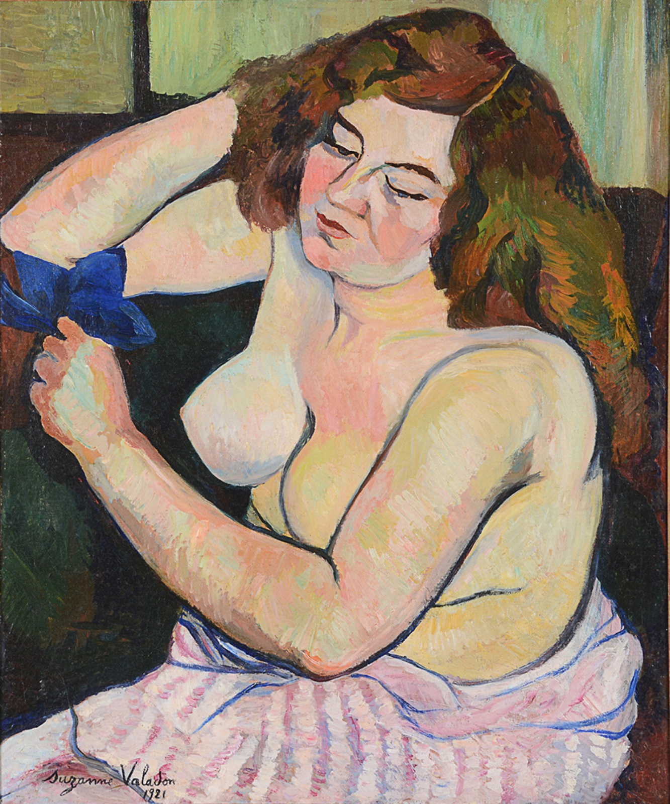 Suzanne Valadon (1865-1938), Torso e fita azul, 1921 - foto 1 de 5