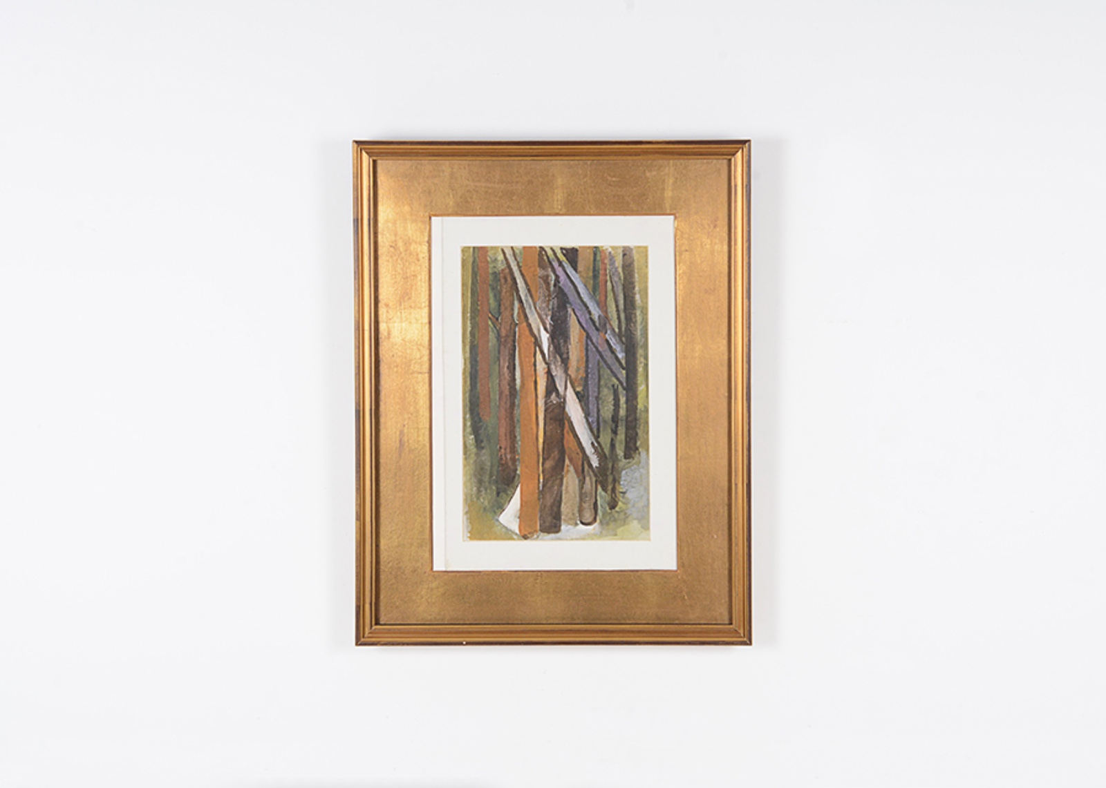 Lasar Segall (1891-1957), Floresta de troncos em diagonal, ( 1954/560 - foto 3 de 4