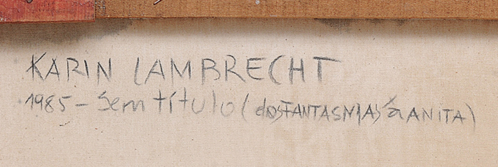 Karin Lambrecht (1957), Sem Título (Dos fantasmas á Anita), 1985 - foto 4 de 4
