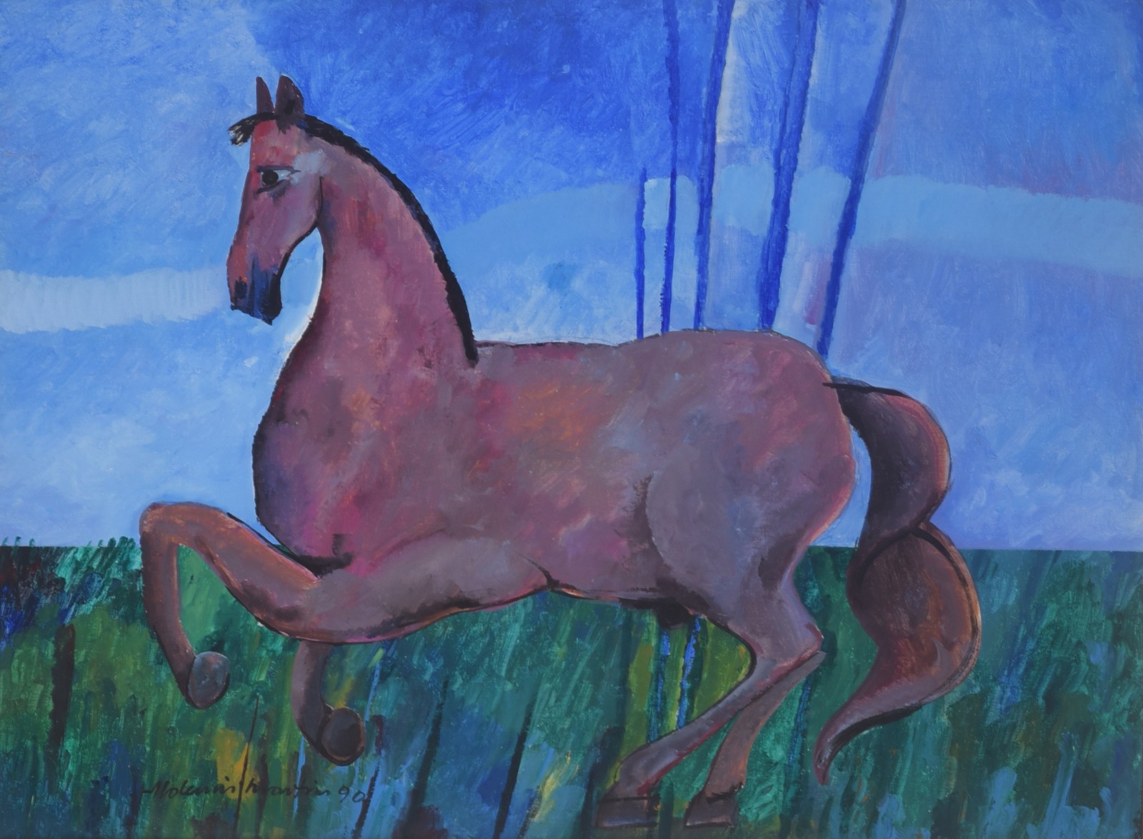 Aldemir Martins (1922-2006), Cavalo, 1990 - foto 1 de 2