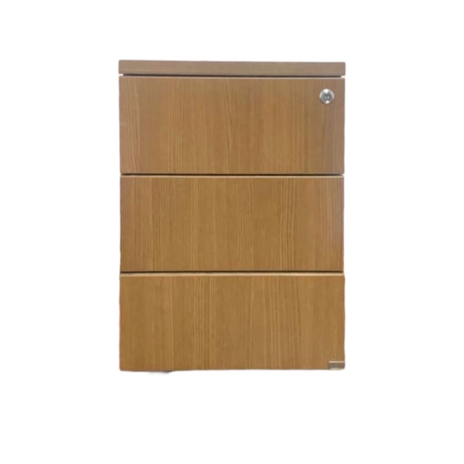 Mesa material confeccionada em madeira laminada (MDF), com 3 gavetas... - foto 1 de 6
