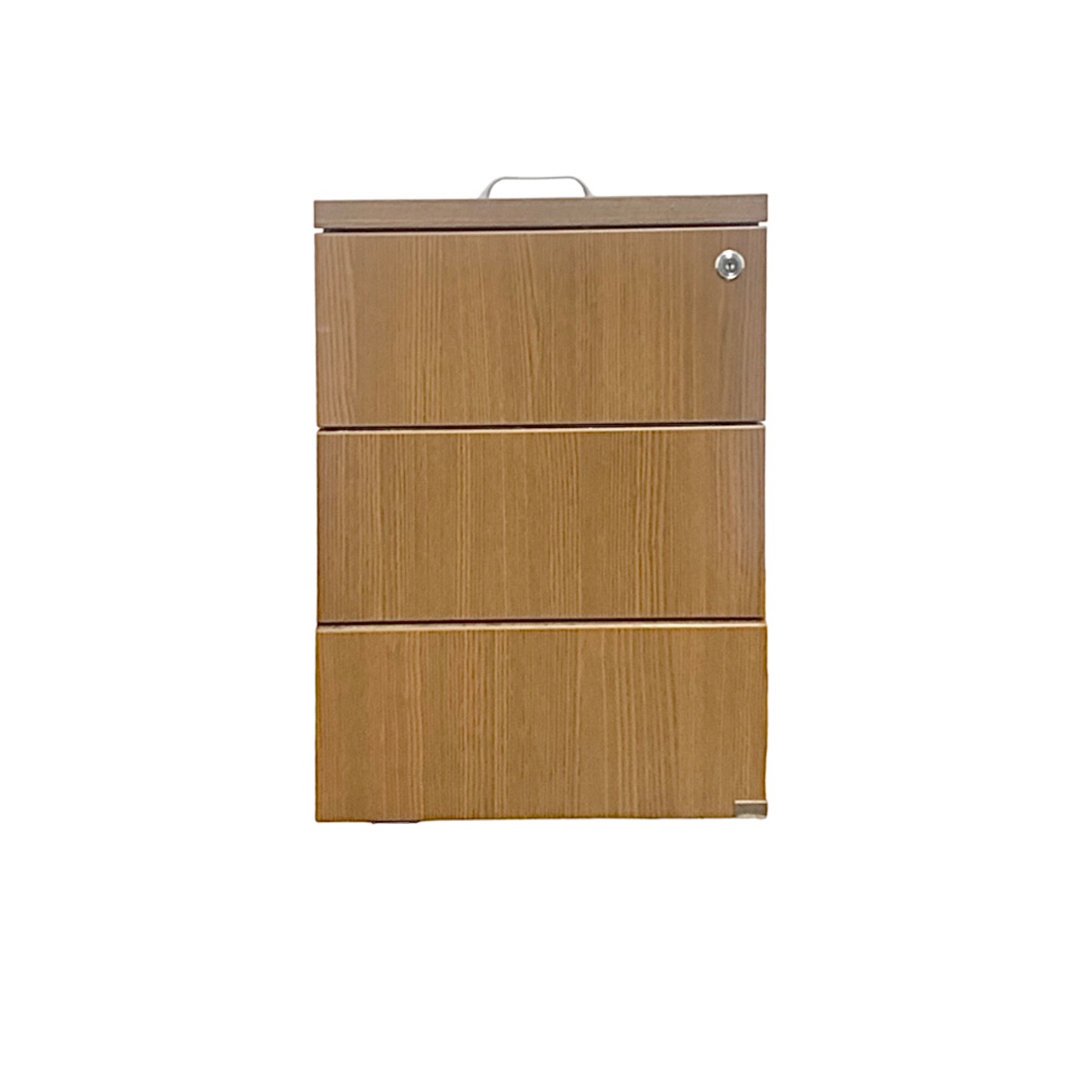 Mesa material confeccionada em madeira laminada (MDF), com 3 gavetas... - foto 1 de 5