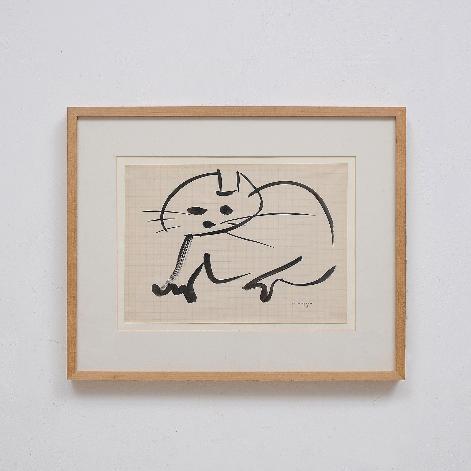 Antonio Bandeira (1922-1967), Gatos, 1957 - foto 3 de 3
