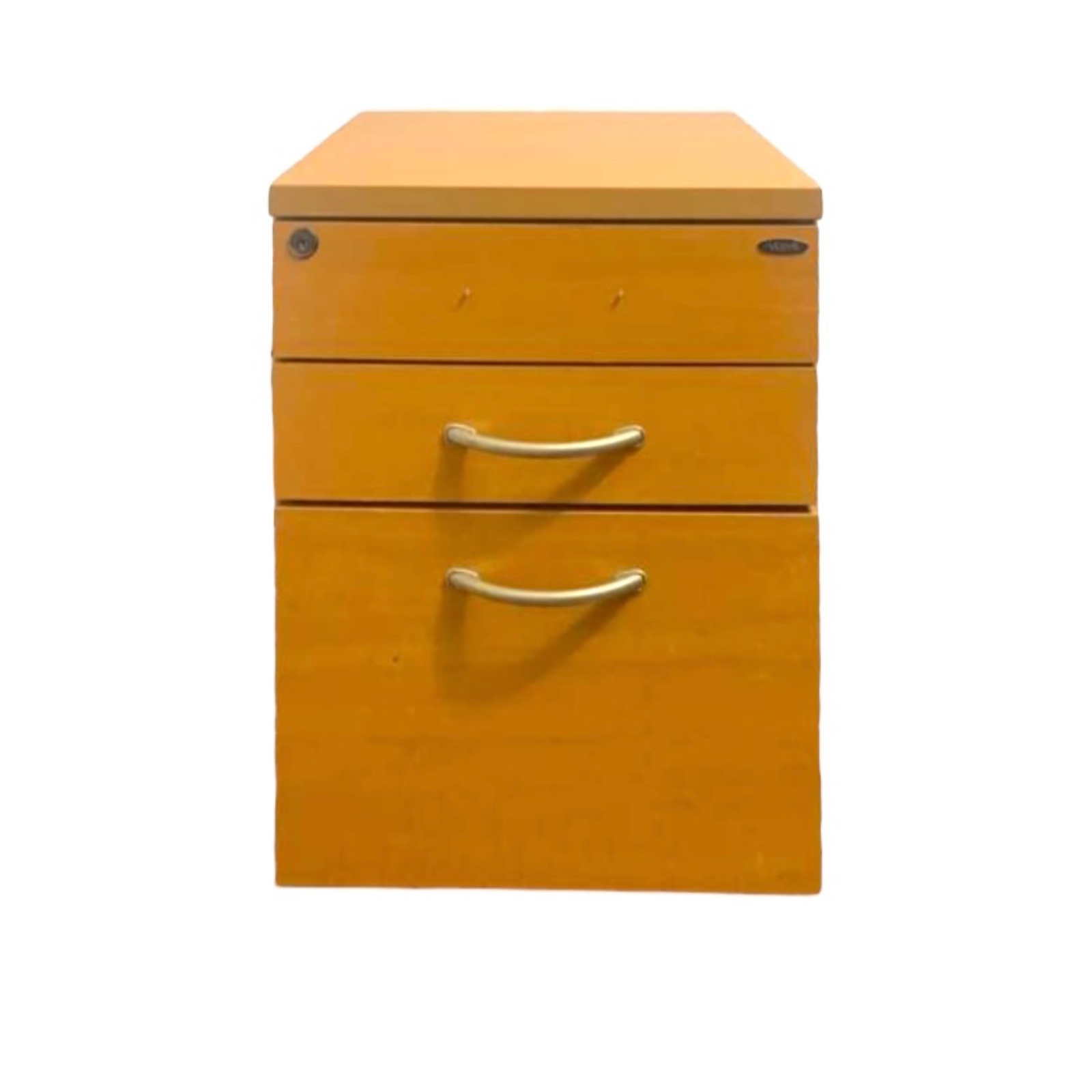 Mesa material confeccionada em madeira laminada (MDF), com 3 gavetas... - foto 1 de 3