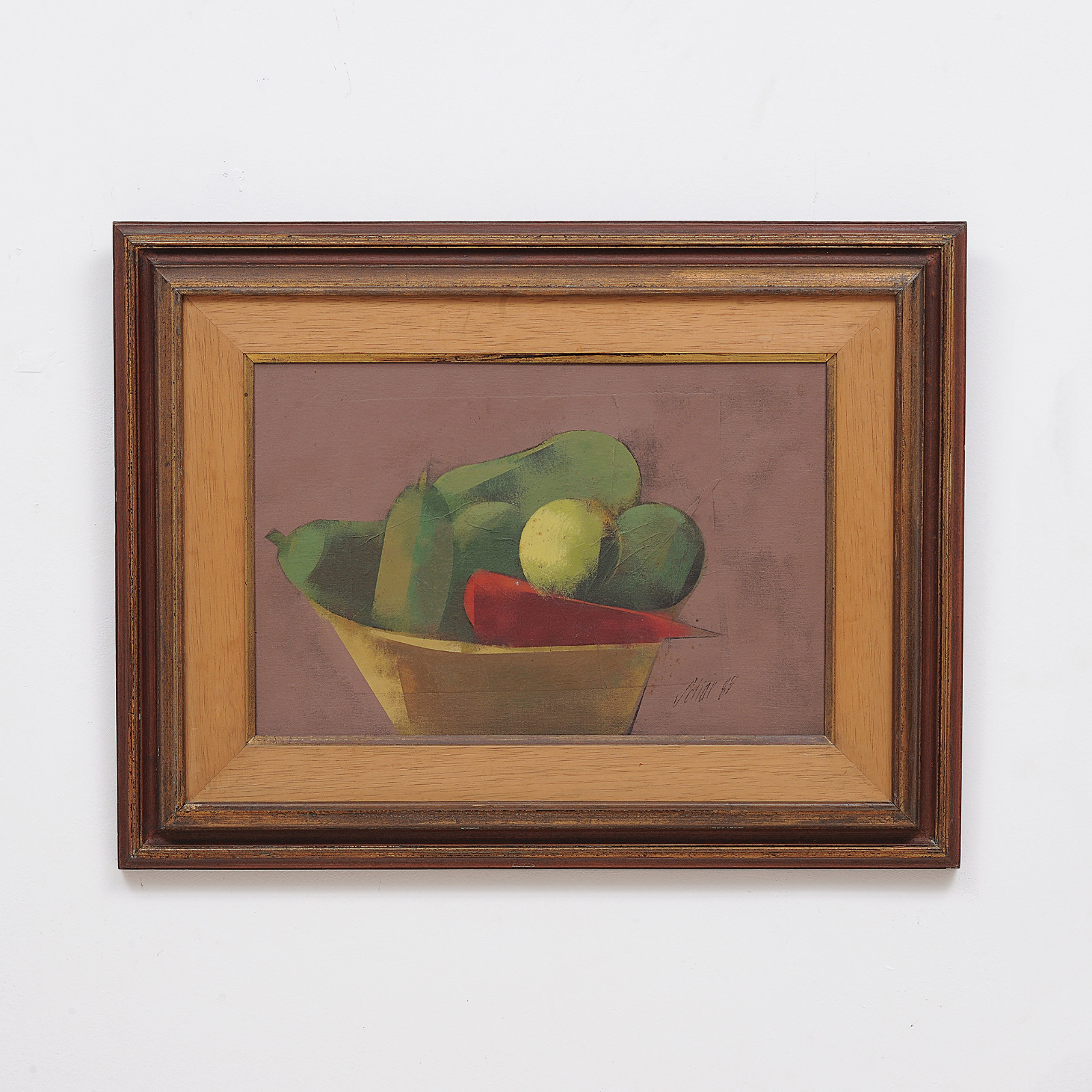 Carlos Scliar (1920-2001), FRUTAS E LEGUMES NA CESTA - foto 3 de 4